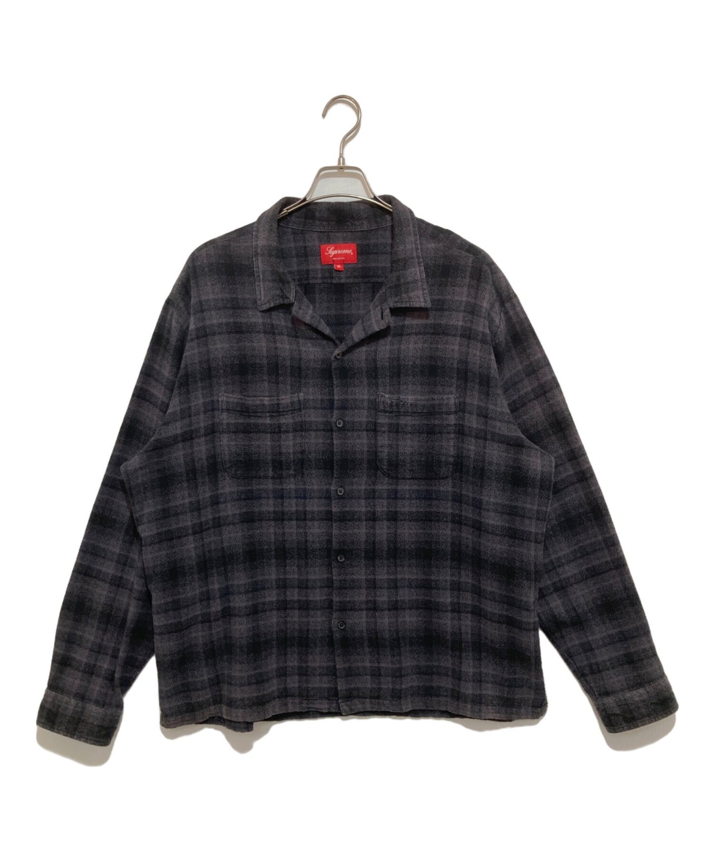 [Pre-owned] SUPREME Plaid Flannel Shirt
