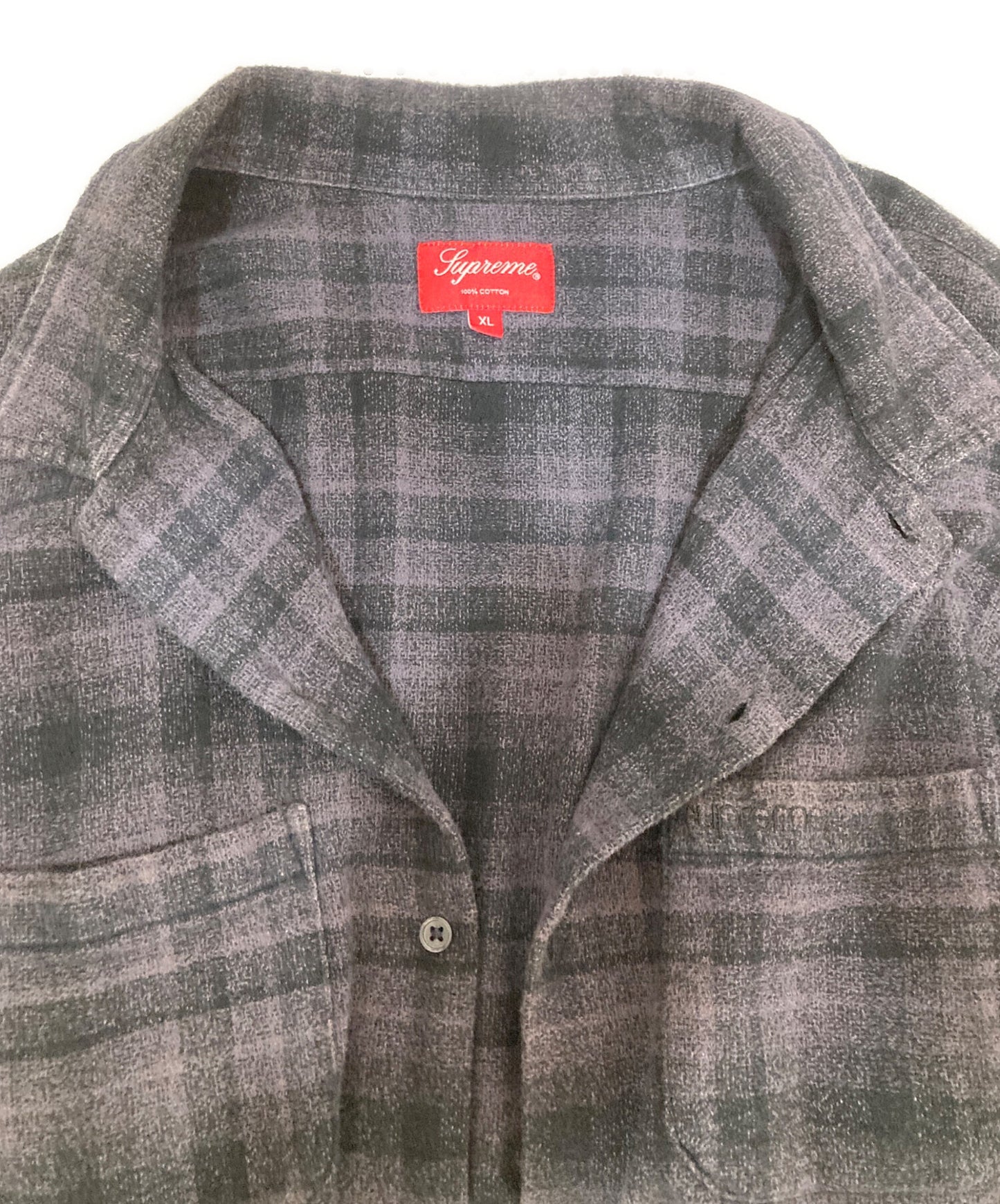 [Pre-owned] SUPREME Plaid Flannel Shirt