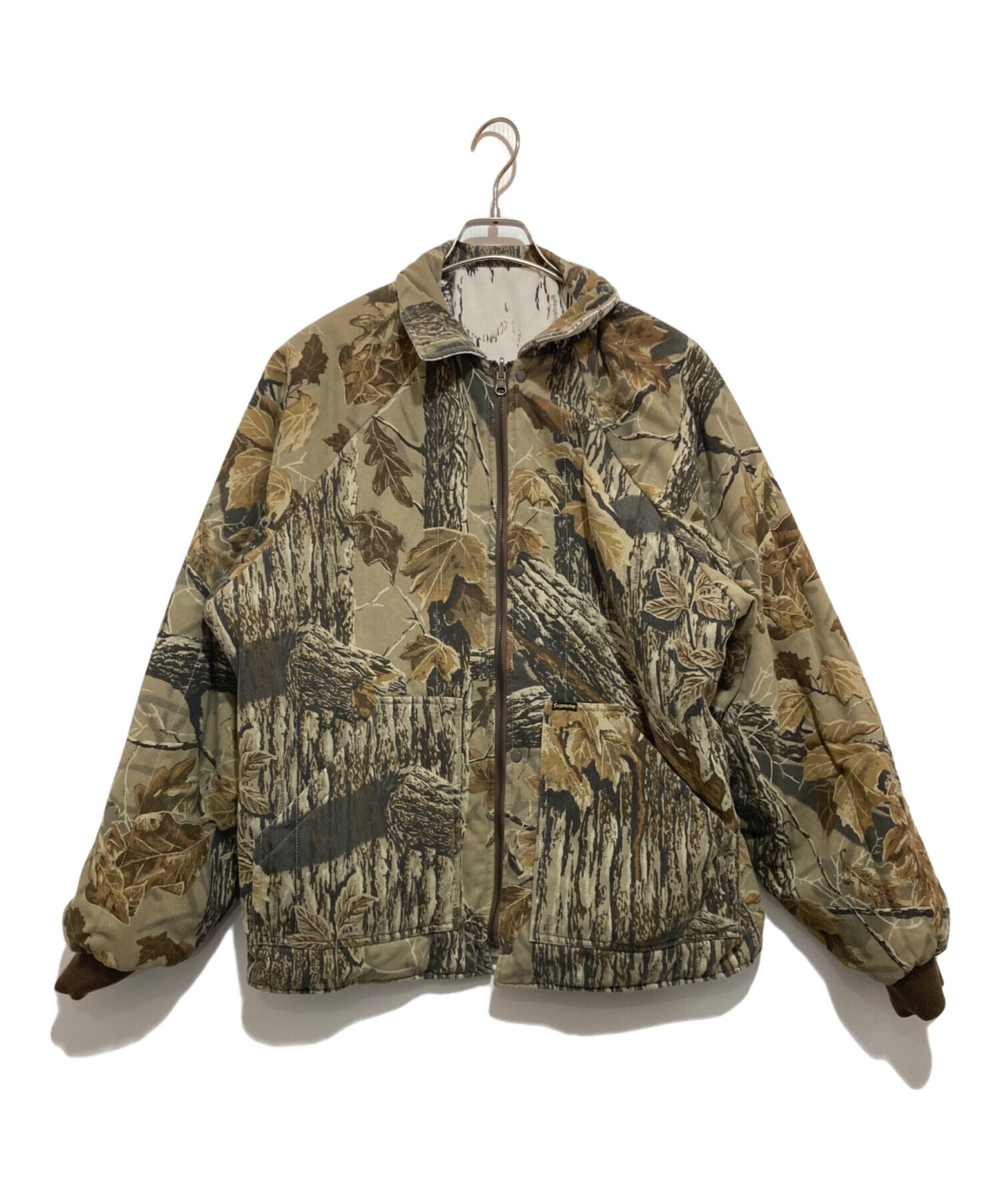 [Pre-owned] SUPREME realtree reversible quilted work jacket