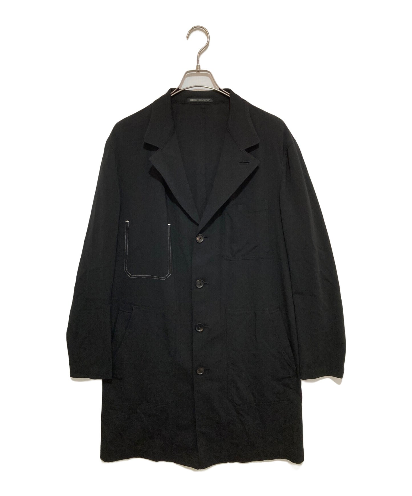 [Pre-owned] Yohji Yamamoto pour homme Stitch Design Long Coat HX-J66-101