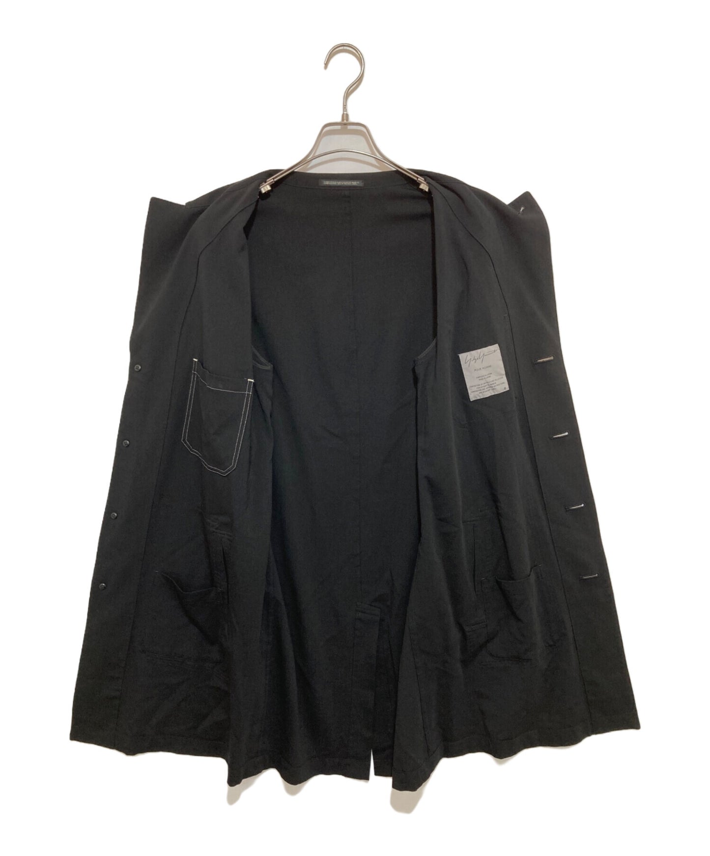 [Pre-owned] Yohji Yamamoto pour homme Stitch Design Long Coat HX-J66-101