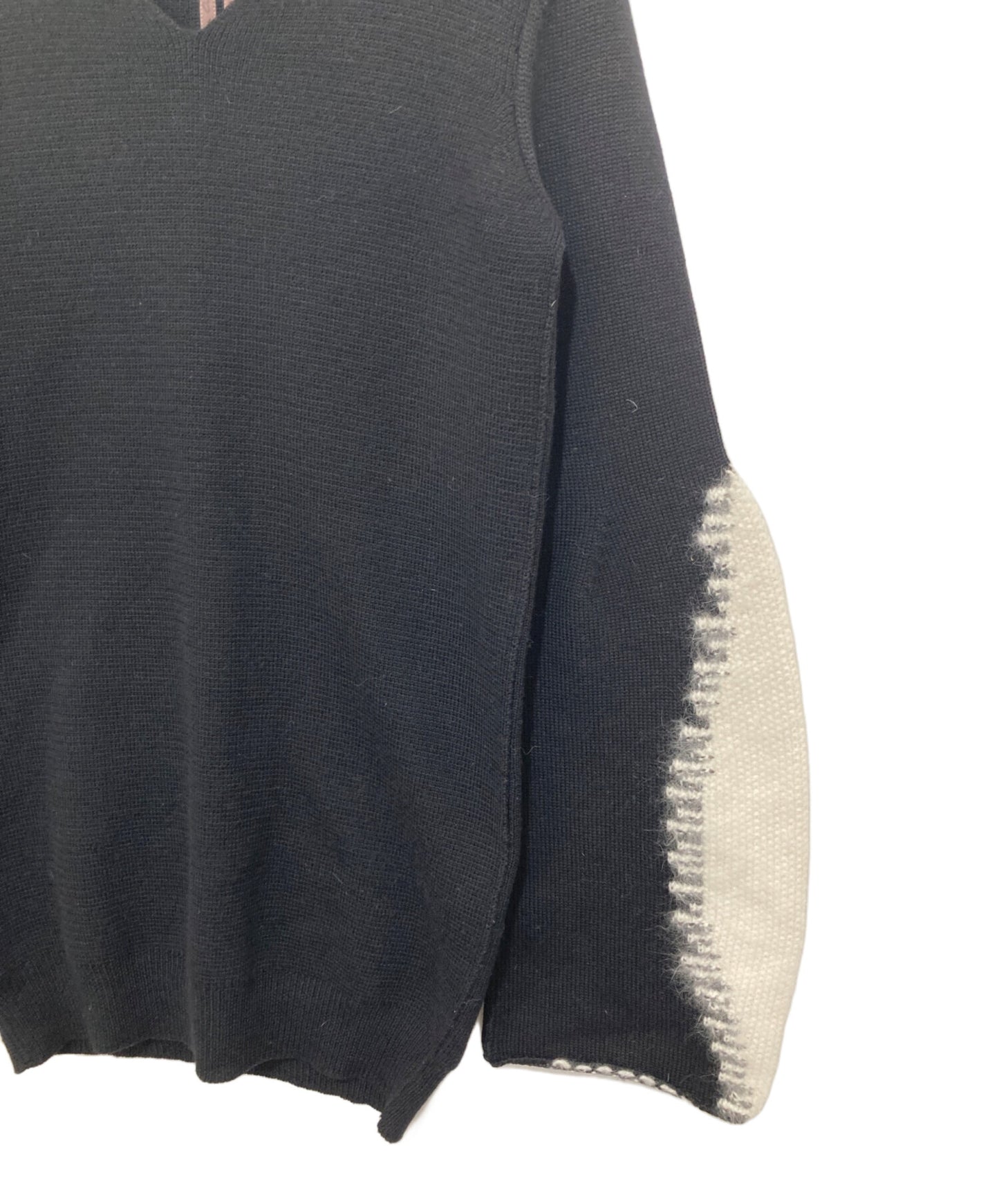 [Pre-owned] RICK OWENS Fur-switched knit RO13F62003-M