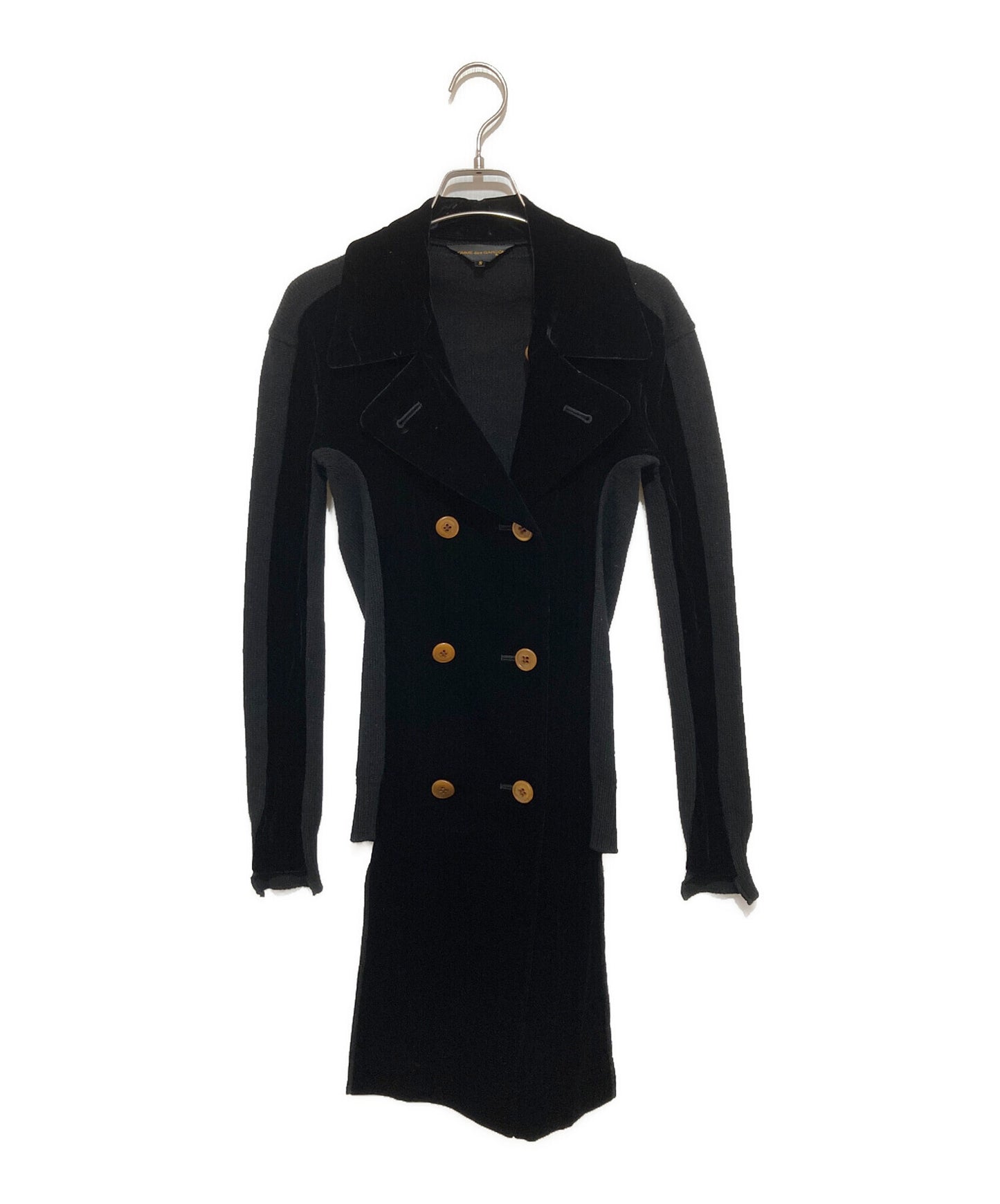 [Pre-owned] COMME des GARCONS Velour Paneled Dress GG-C009