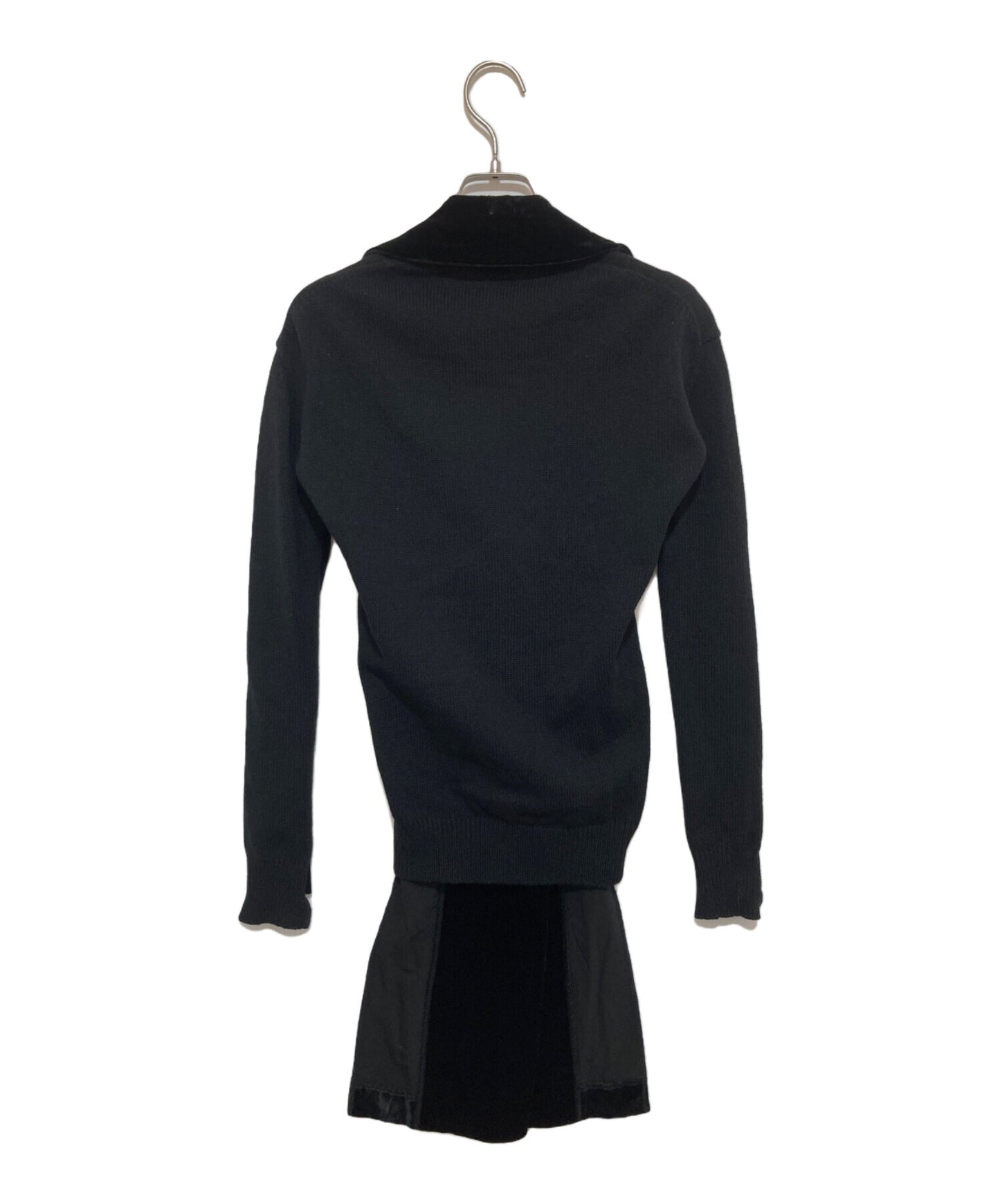 [Pre-owned] COMME des GARCONS Velour Paneled Dress GG-C009
