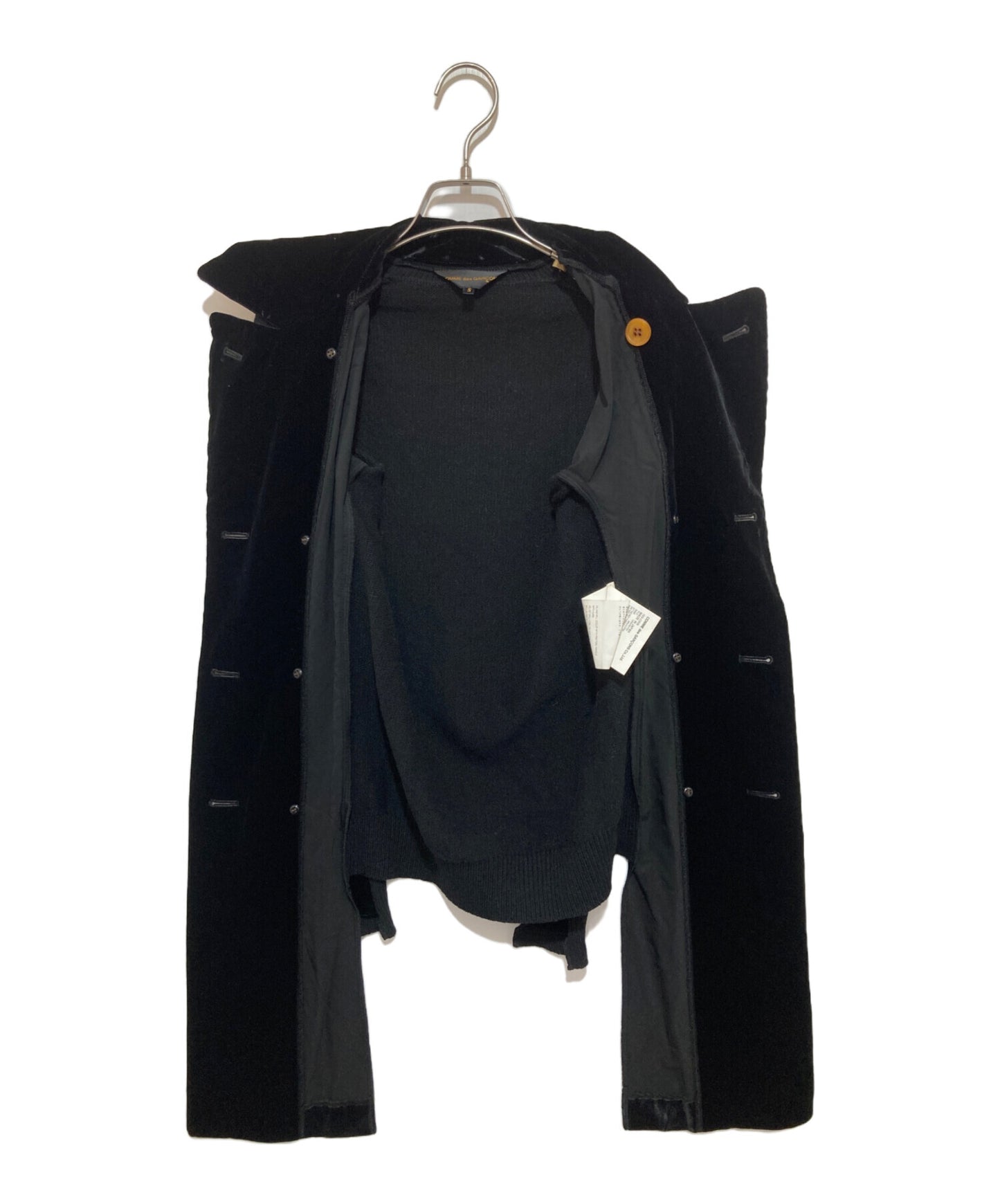 [Pre-owned] COMME des GARCONS Velour Paneled Dress GG-C009