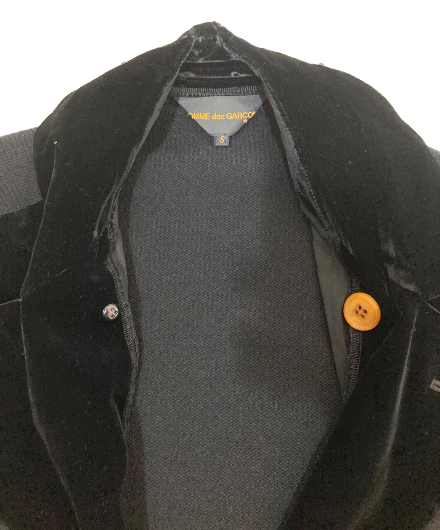 [Pre-owned] COMME des GARCONS Velour Paneled Dress GG-C009