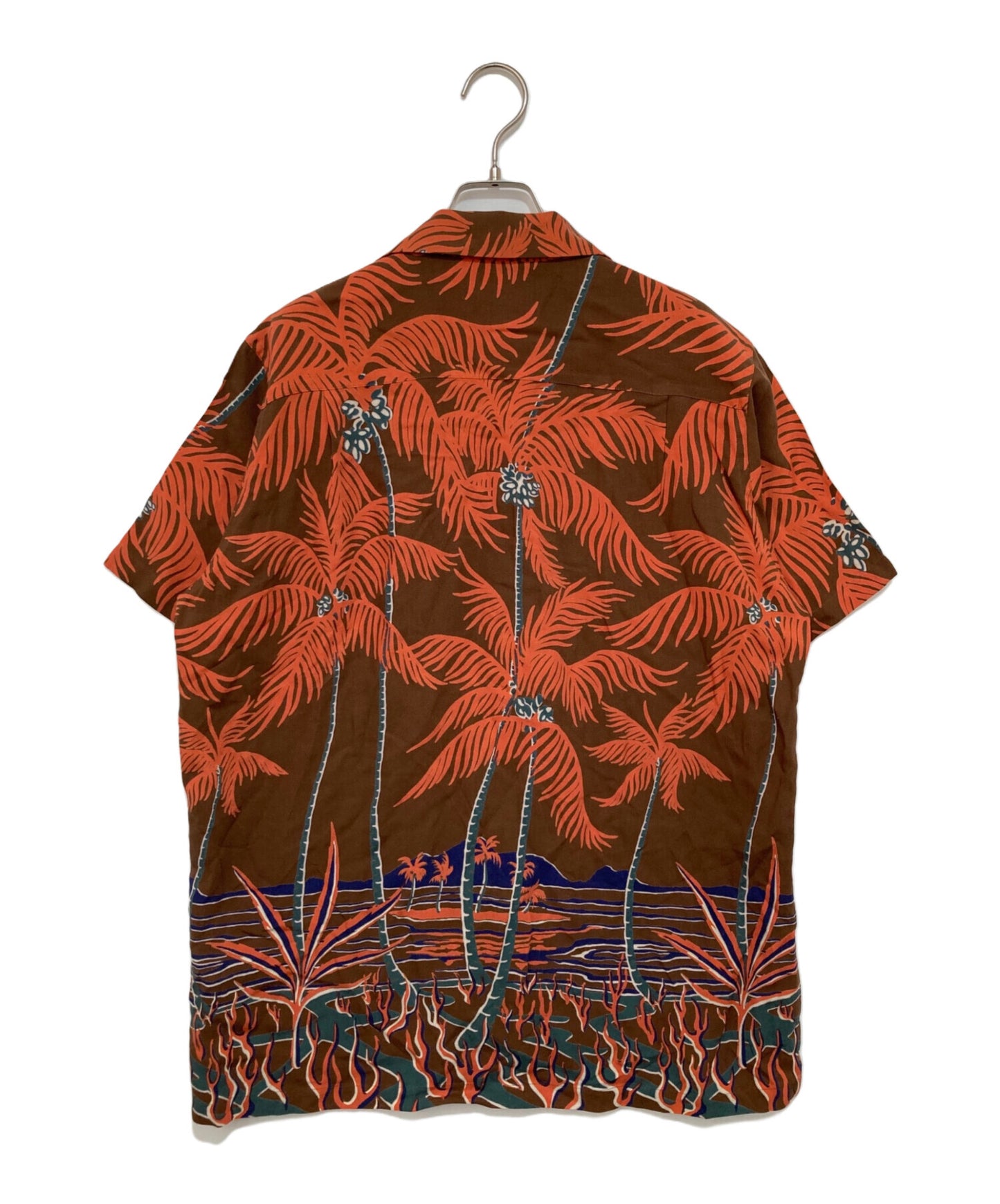 [Pre-owned] WACKO MARIA PALMS TREE" S/S HAWAIIAN SHIRT Palm Tree Hawaiian shirt Aloha shirt