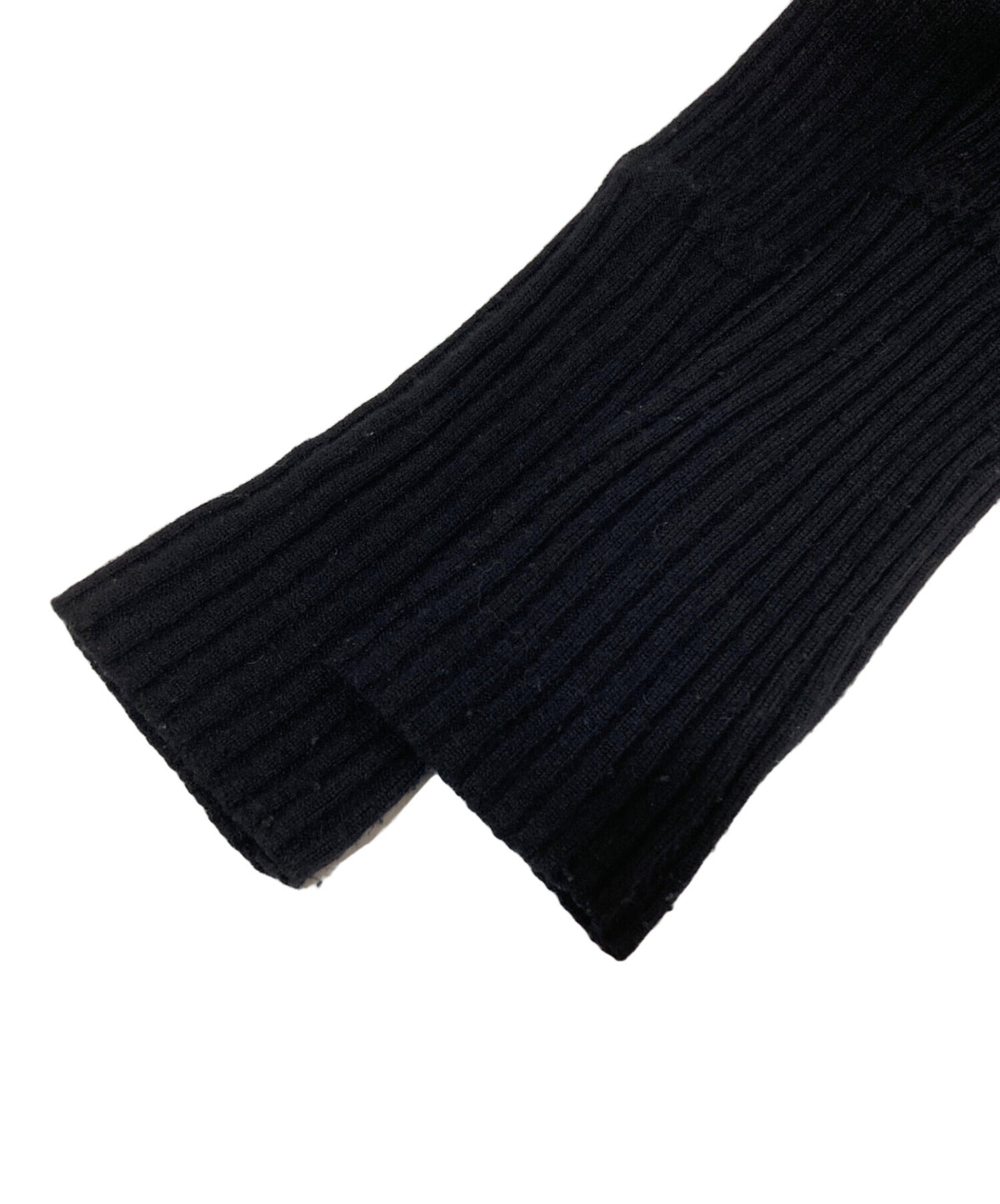[Pre-owned] YOHJI YAMAMOTO PLAIN RIB FRONT D CLOTH CARDIGAN Ribbed cardigan F0-K32-183 F0-K32-183