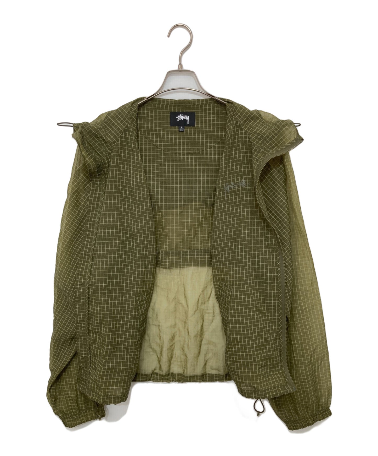 [Pre-owned] stussy BEACH SHELL TRANSPARENT RIPSTOP 115779