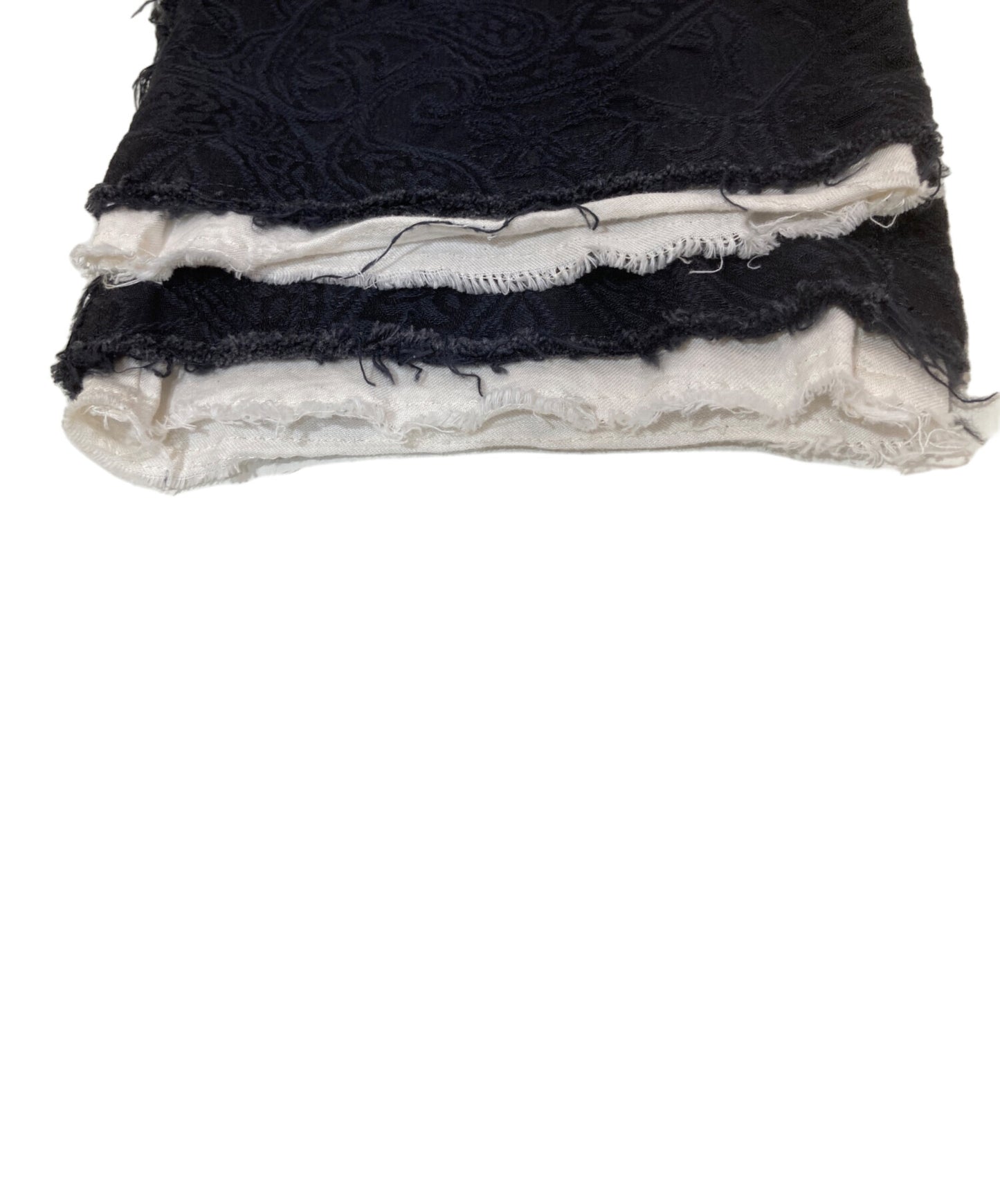 [Pre-owned] s'yte PAISLEY PATTERN JACQUARD CUT-OUT DESIGN TASSEL STRING 2-TUCK PANTS UI-P27-034