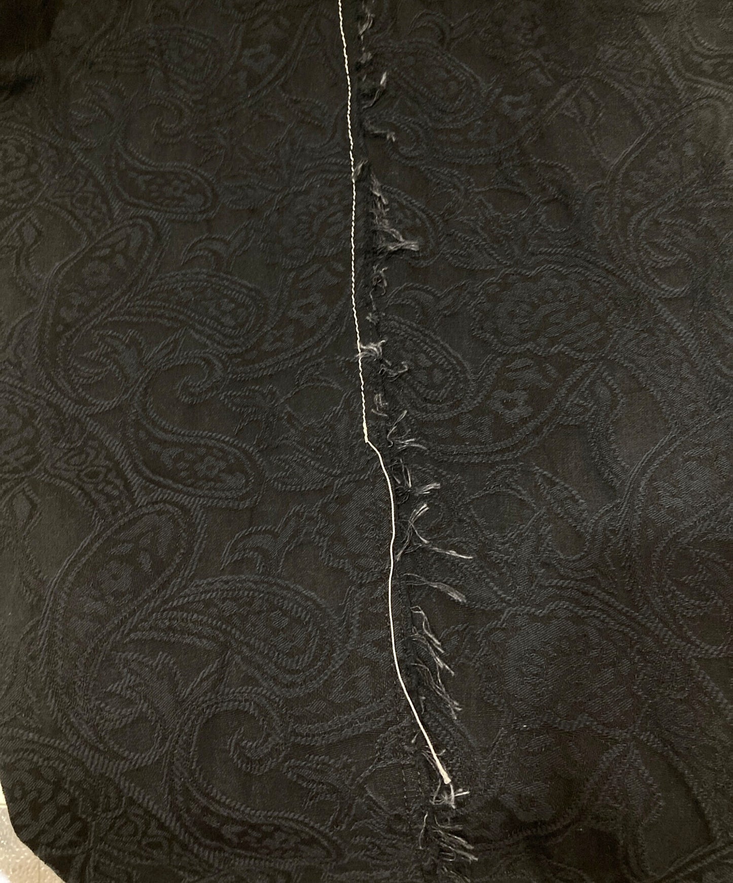 [Pre-owned] s'yte PAISLEY PATTERN JACQUARD CUT-OUT DESIGN TASSEL STRING 2-TUCK PANTS UI-P27-034