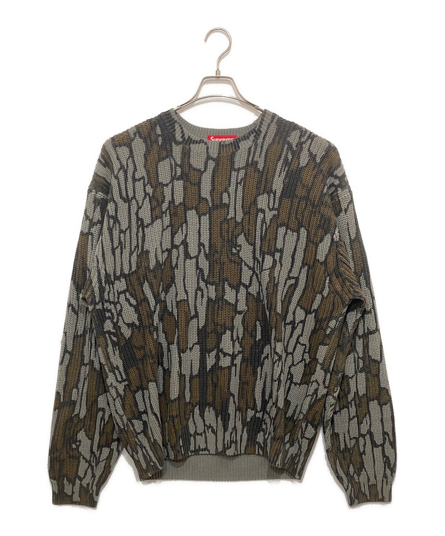 [Pre-owned] SUPREME Old English Printed Sweater Camo
