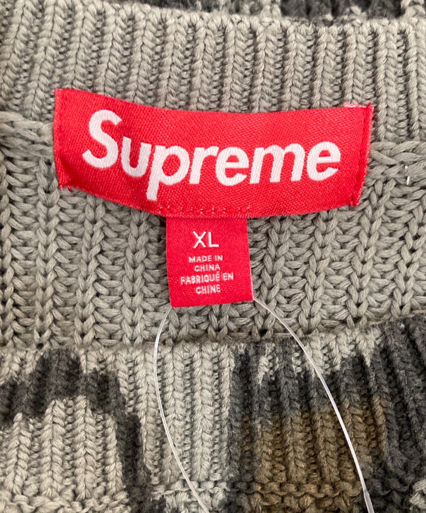 [Pre-owned] SUPREME Old English Printed Sweater Camo