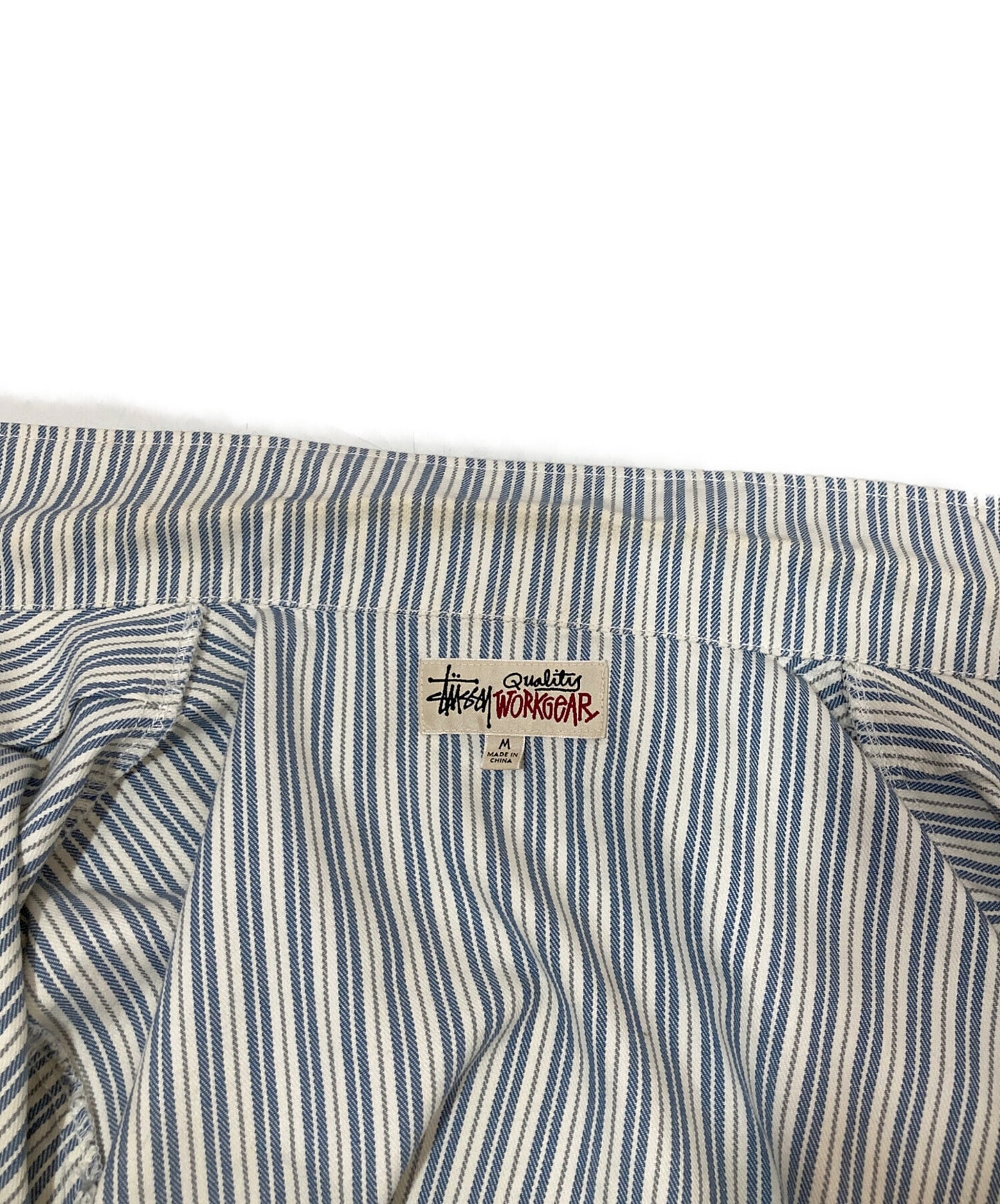 [Pre-owned] stussy STRIPE GARAGE JACKET 115564