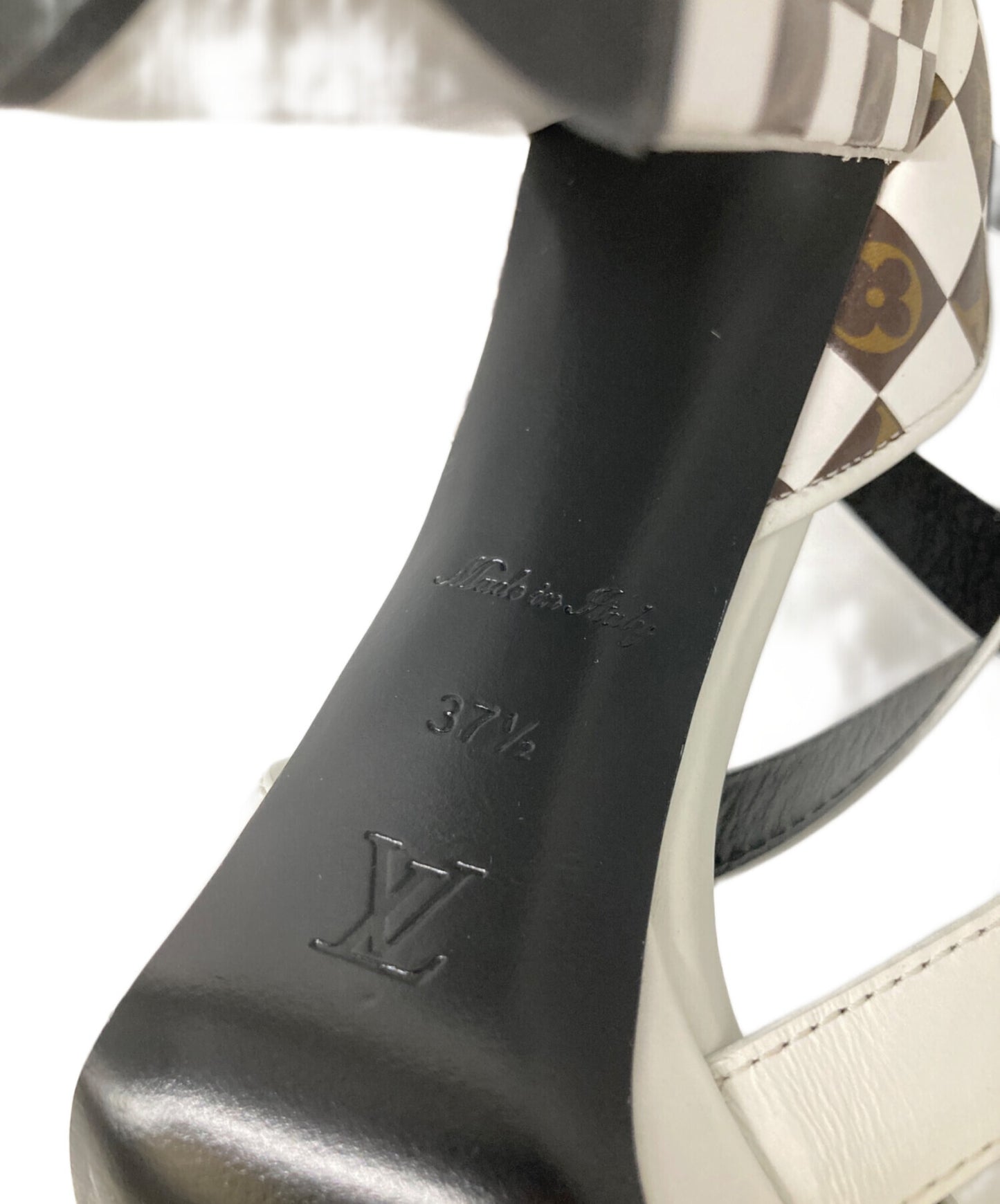 [Pre-owned] LOUIS VUITTON Monogram Heel Pumps BR1119.