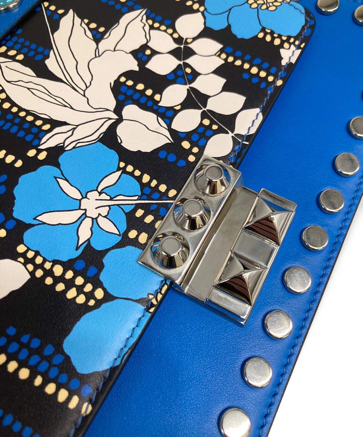 [Pre-owned] PRADA 1BD120 Electra Bag Loral Shoulder Bag Studded Shoulder Bag 1BD120