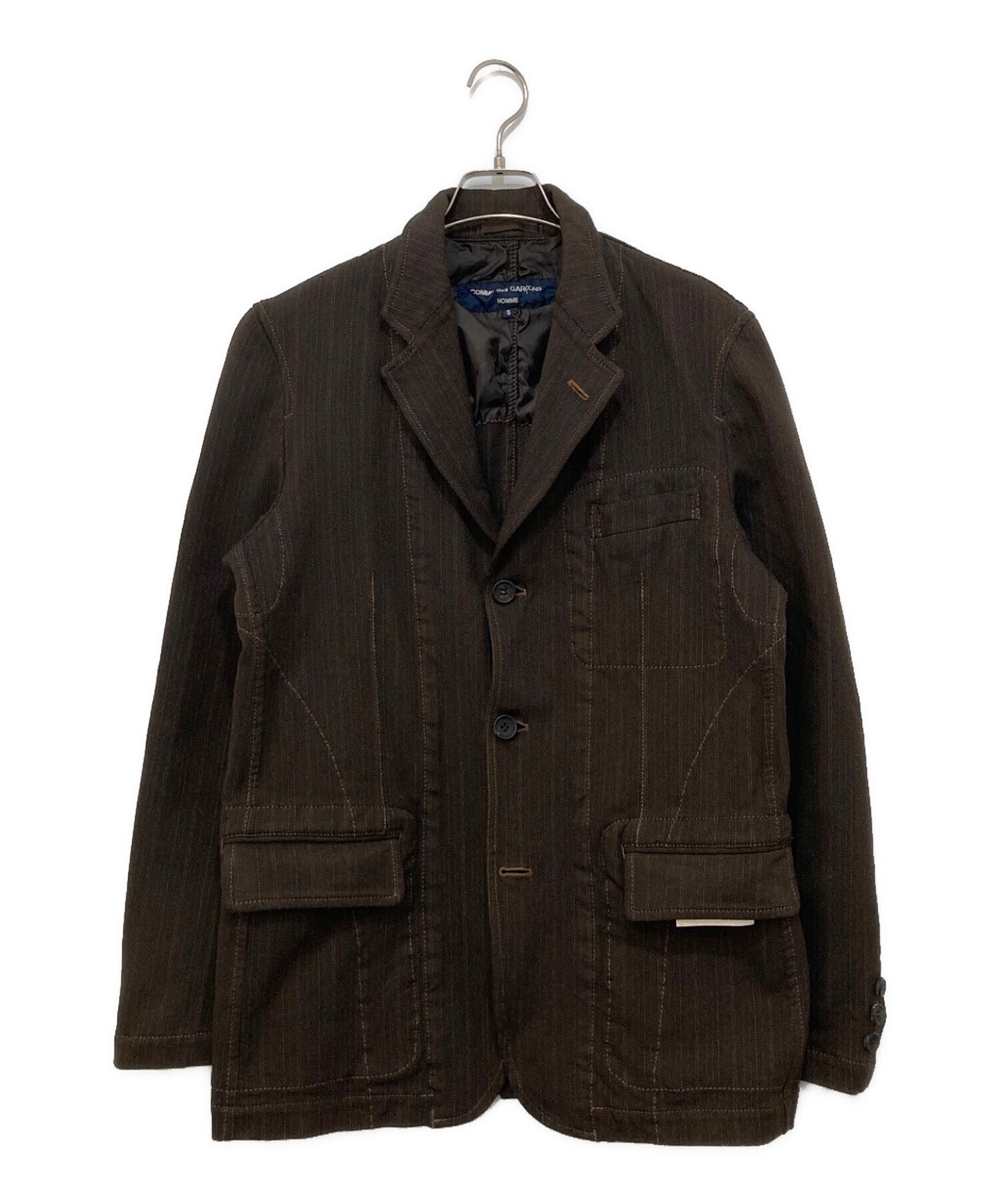 [Pre-owned] COMME des GARCONS HOMME 3B tailored jacket stripe tailored jacket HQ-J011