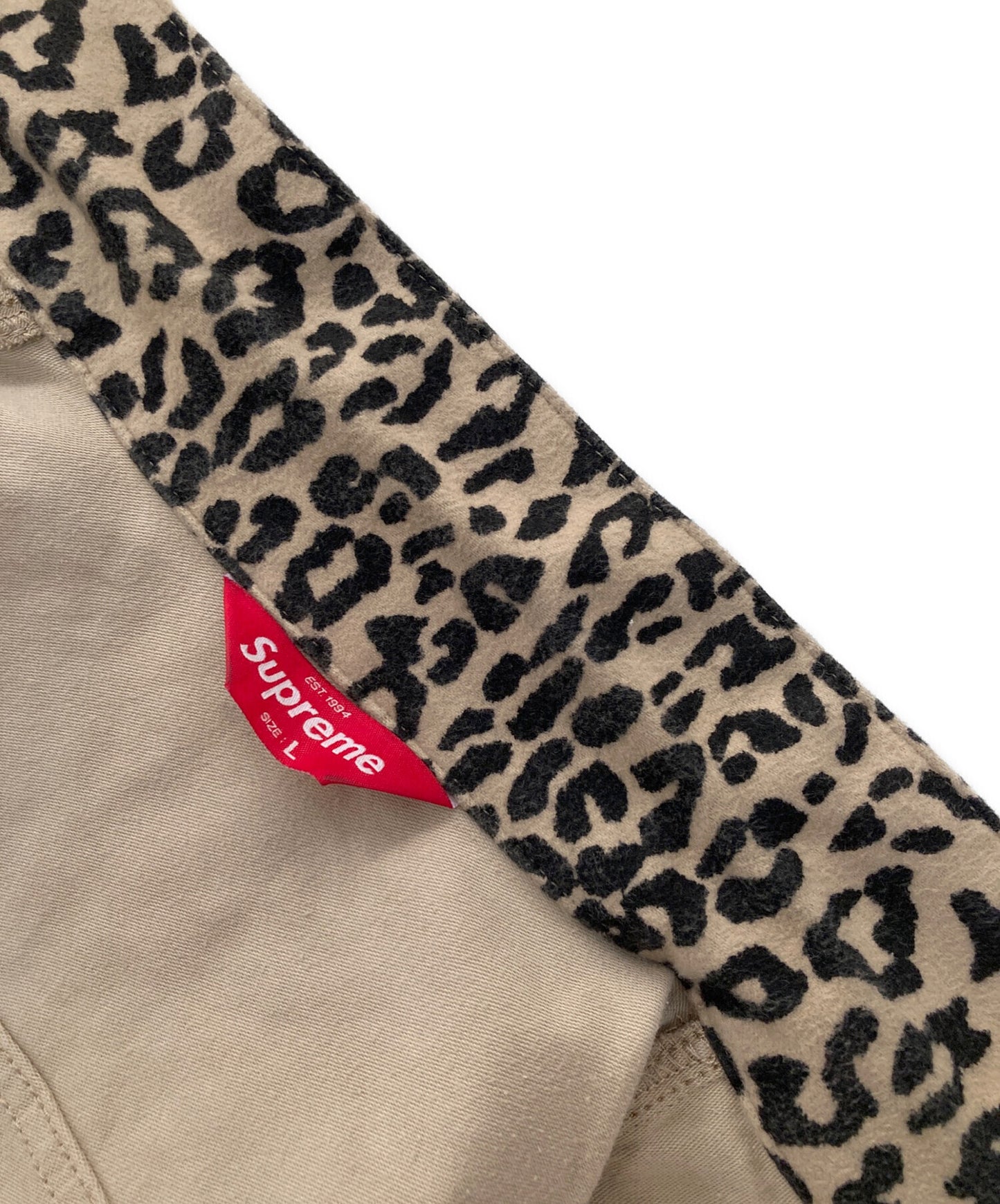 [Pre-owned] SUPREME Moleskin Work Jacket Leopard / Jacket