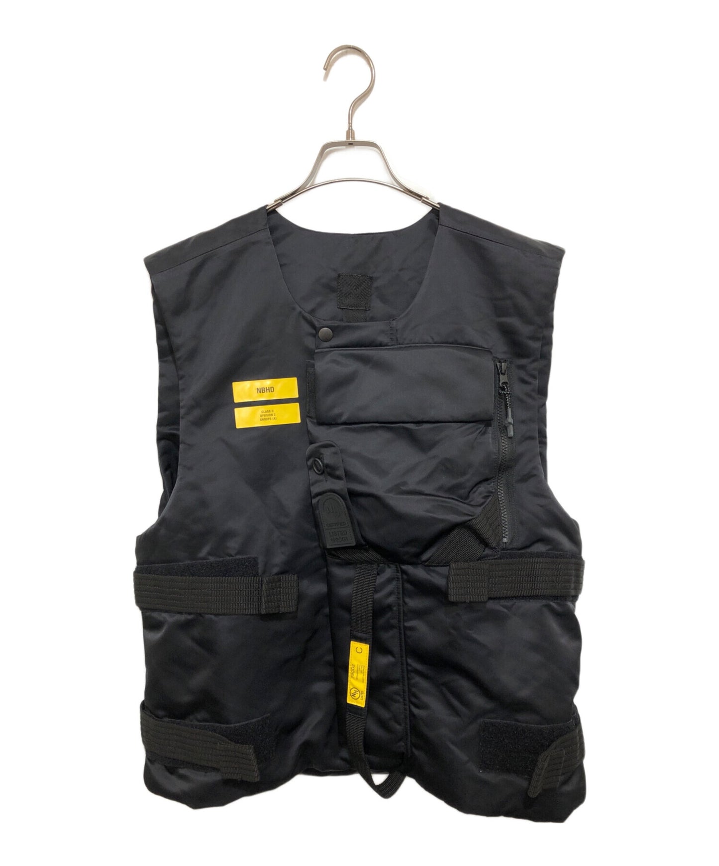 [Pre-owned] NEIGHBORHOOD TACTICAL/N-VEST cotton puffer nylon vest technical vest PRIMALOFT 192PPNH-JKM04 192ppnh-jkm04