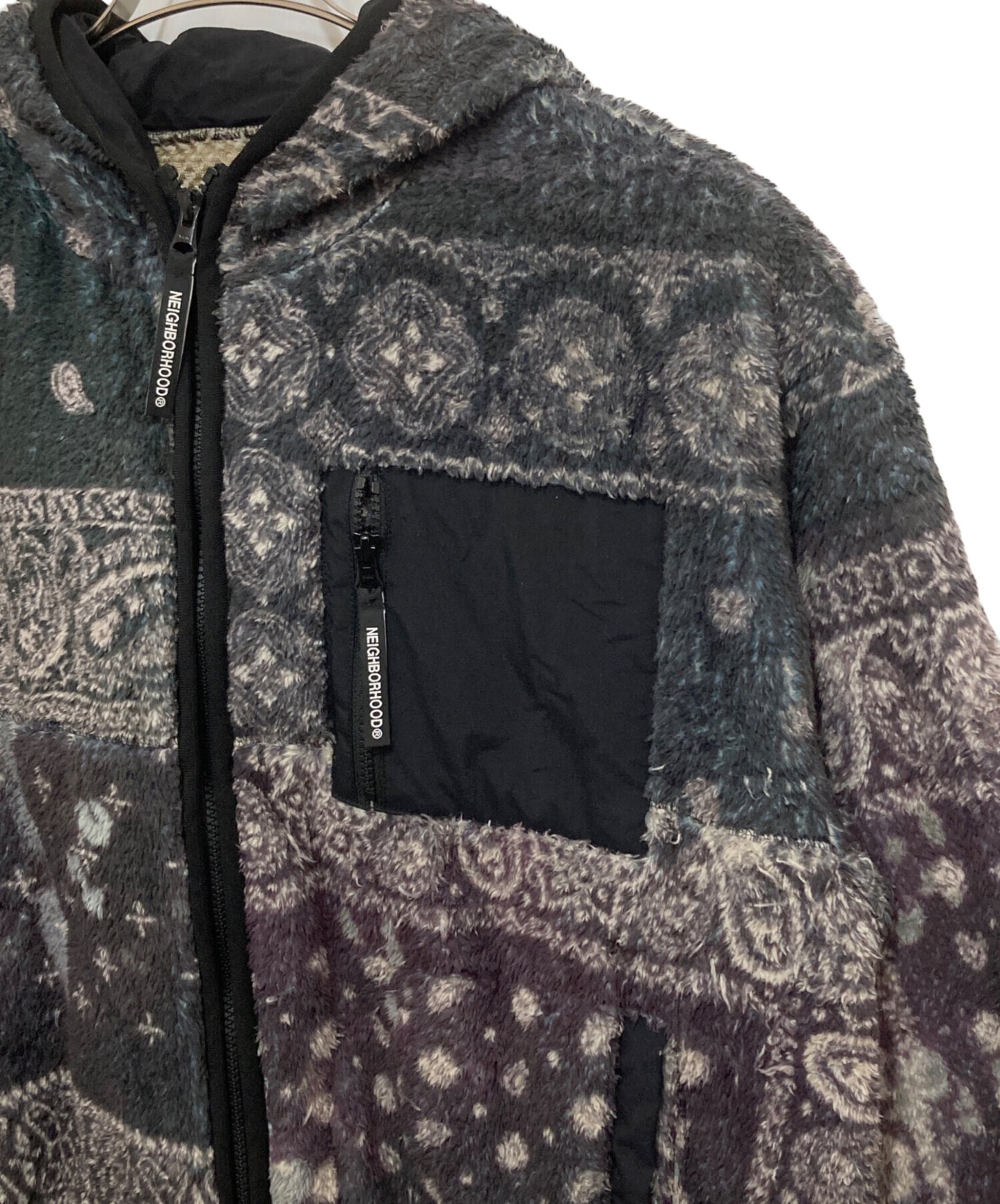 [Pre-owned] NEIGHBORHOOD 23AW BANDANA PATTERN FLEECE JACKET 232SZNH-JKM06 232SZNH-JKM06