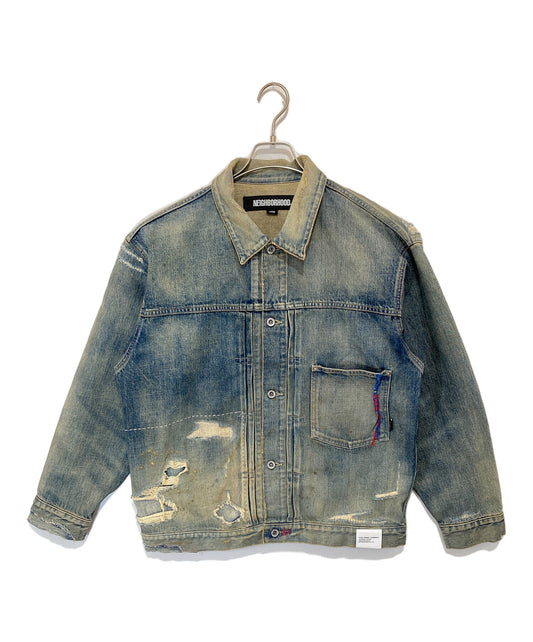 [Pre-owned] NEIGHBORHOOD 24SS SAVAGE DENIM TYPE-1 JACKET / Denim Trucker Jacket 241XBNH-JKM01 241XBNH-JKM01