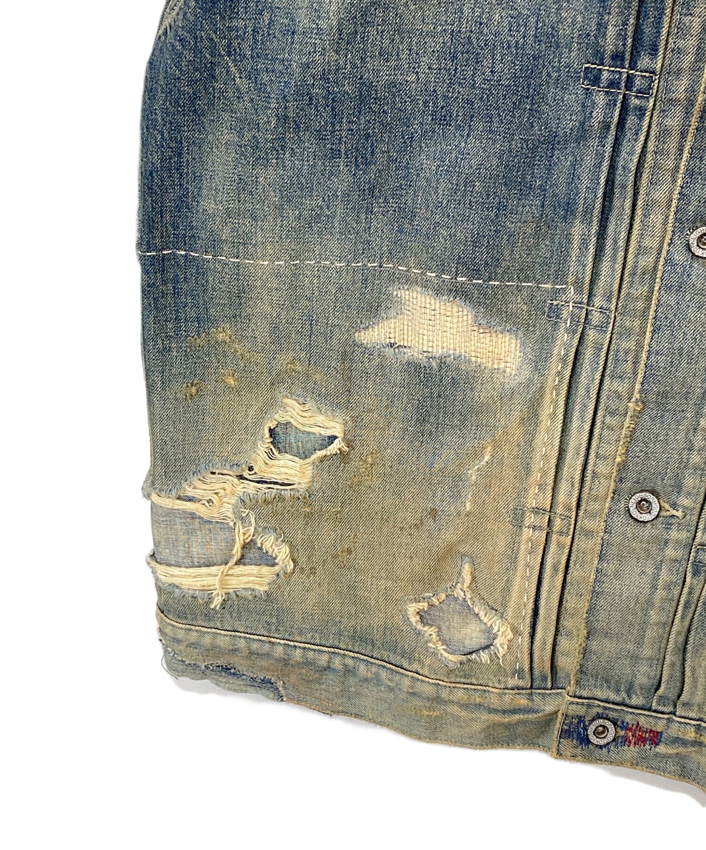 [Pre-owned] NEIGHBORHOOD 24SS SAVAGE DENIM TYPE-1 JACKET / Denim Trucker Jacket 241XBNH-JKM01 241XBNH-JKM01