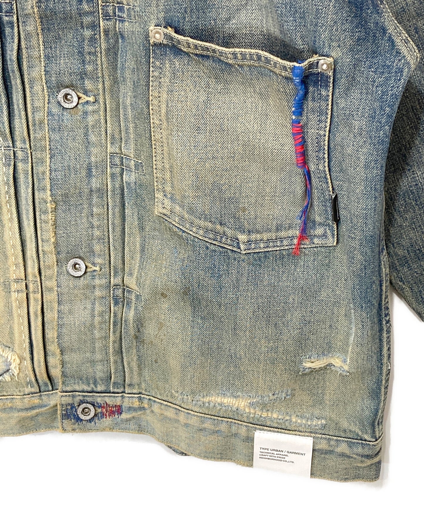 [Pre-owned] NEIGHBORHOOD 24SS SAVAGE DENIM TYPE-1 JACKET / Denim Trucker Jacket 241XBNH-JKM01 241XBNH-JKM01