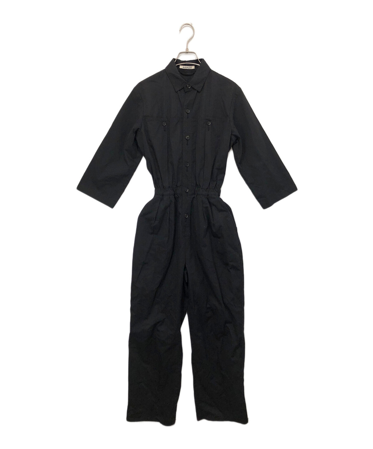 [Pre-owned] AURALEE WASHED CAVALRY TWILL JUMPSUIT A9ST02CT A9ST02CT