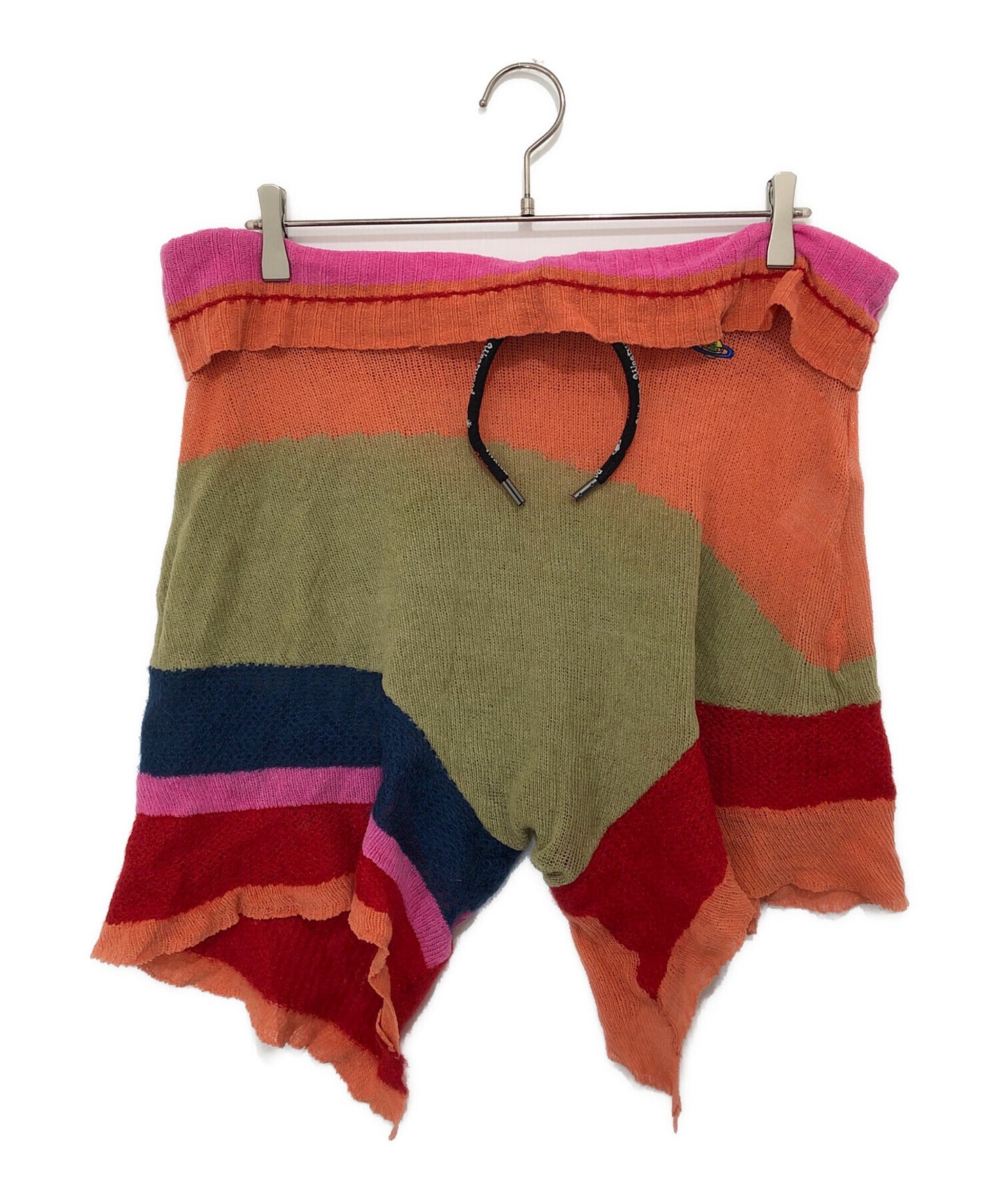 [Pre-owned] Vivienne Westwood Distressed Shorts, Cotton-Mohair Blend 38020017-Y003G 38020017-Y003G