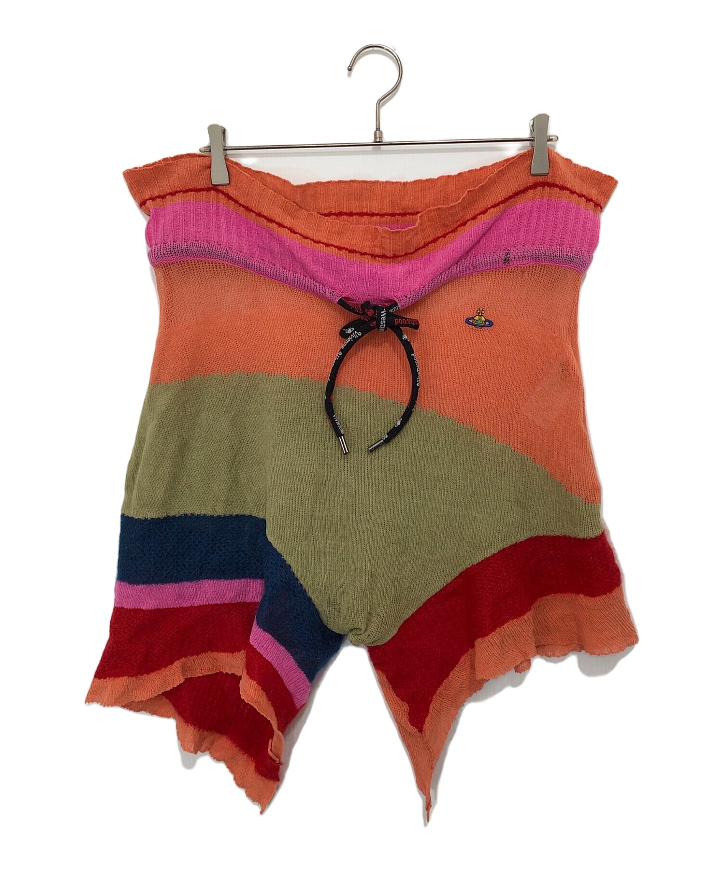 [Pre-owned] Vivienne Westwood Distressed Shorts, Cotton-Mohair Blend 38020017-Y003G 38020017-Y003G