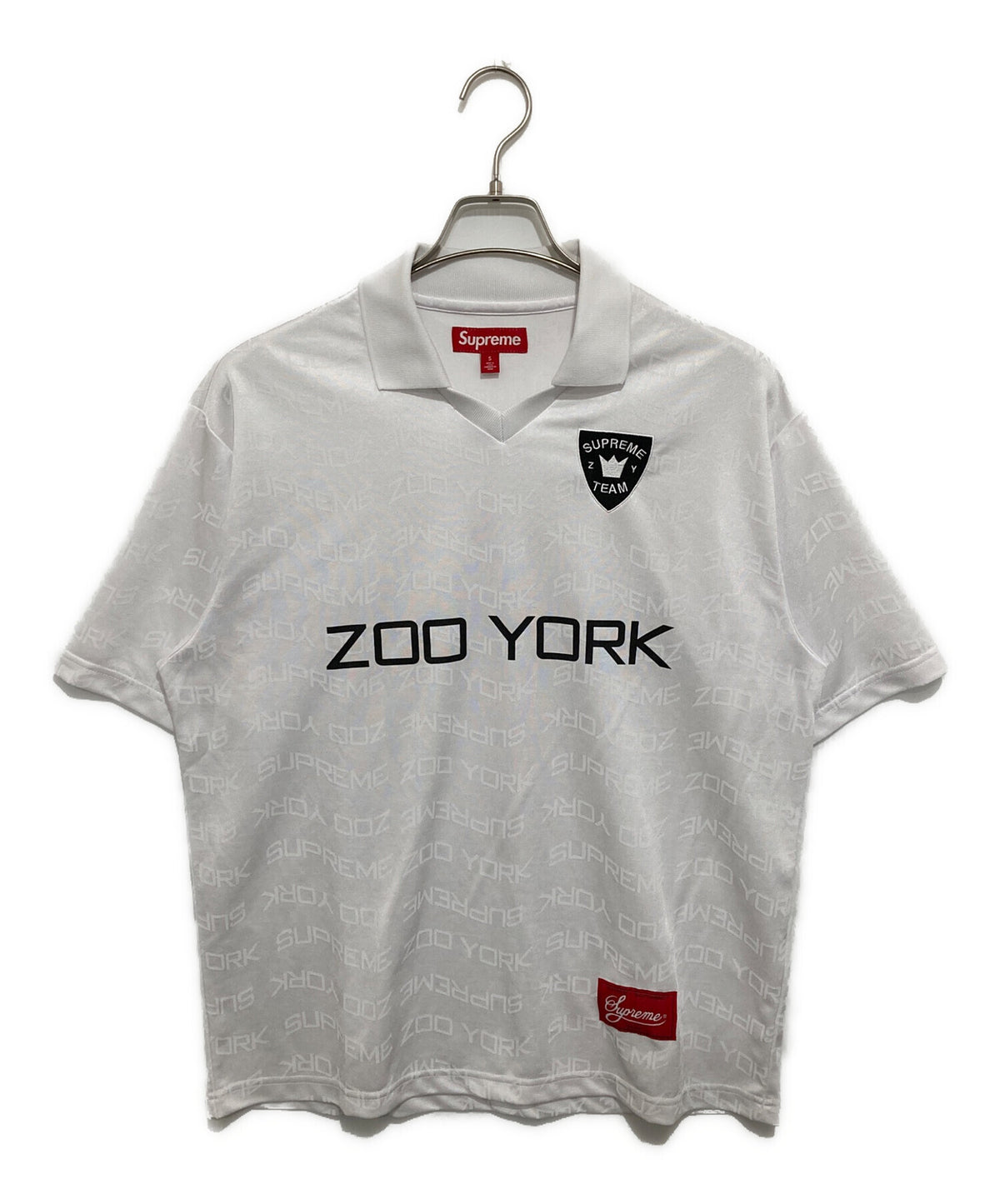[Pre-owned] SUPREME Soccer Jersey, Game Shirt, Collaboration T-Shirt