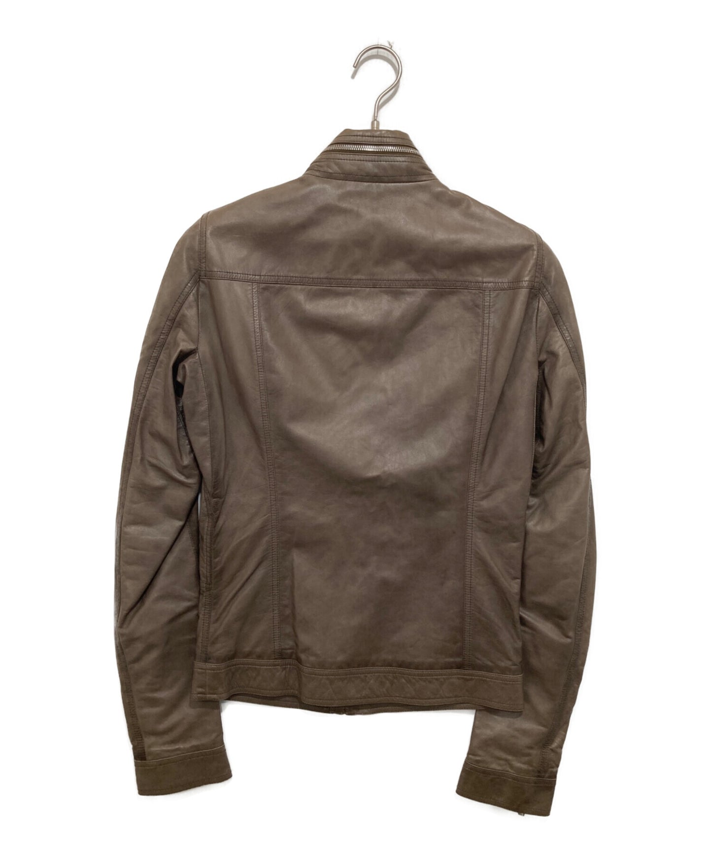 [Pre-owned] RICK OWENS 14SS Multi-Zip Leather Jacket Archive  RU14S1760