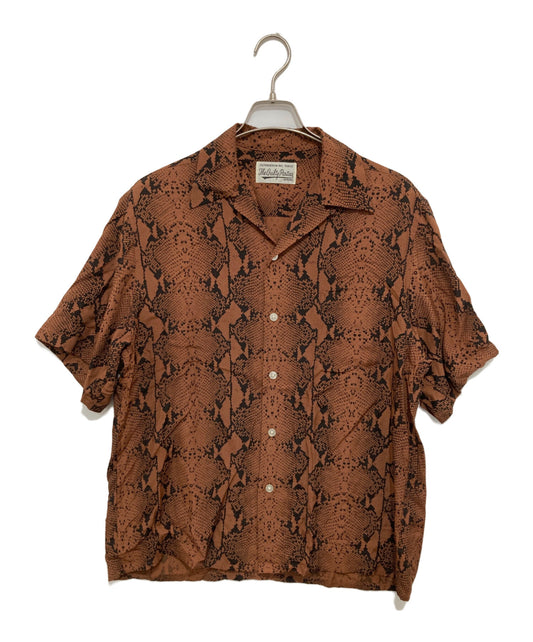 [Pre-owned] WACKO MARIA Python Print HAWAIIAN SHIRT S/S Hawaiian Shirt Hawaiian Open-Collar Shirt