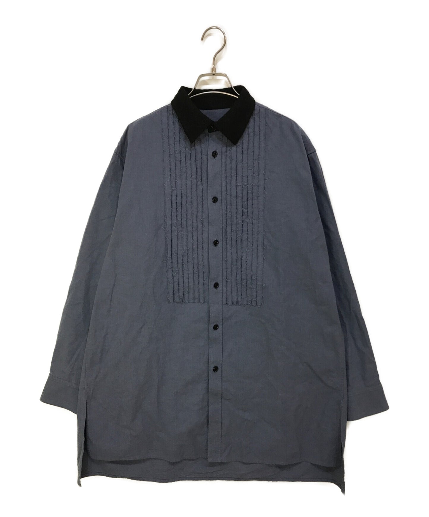 [Pre-owned] Y's Cotton long pleated shirt YE-B12-802