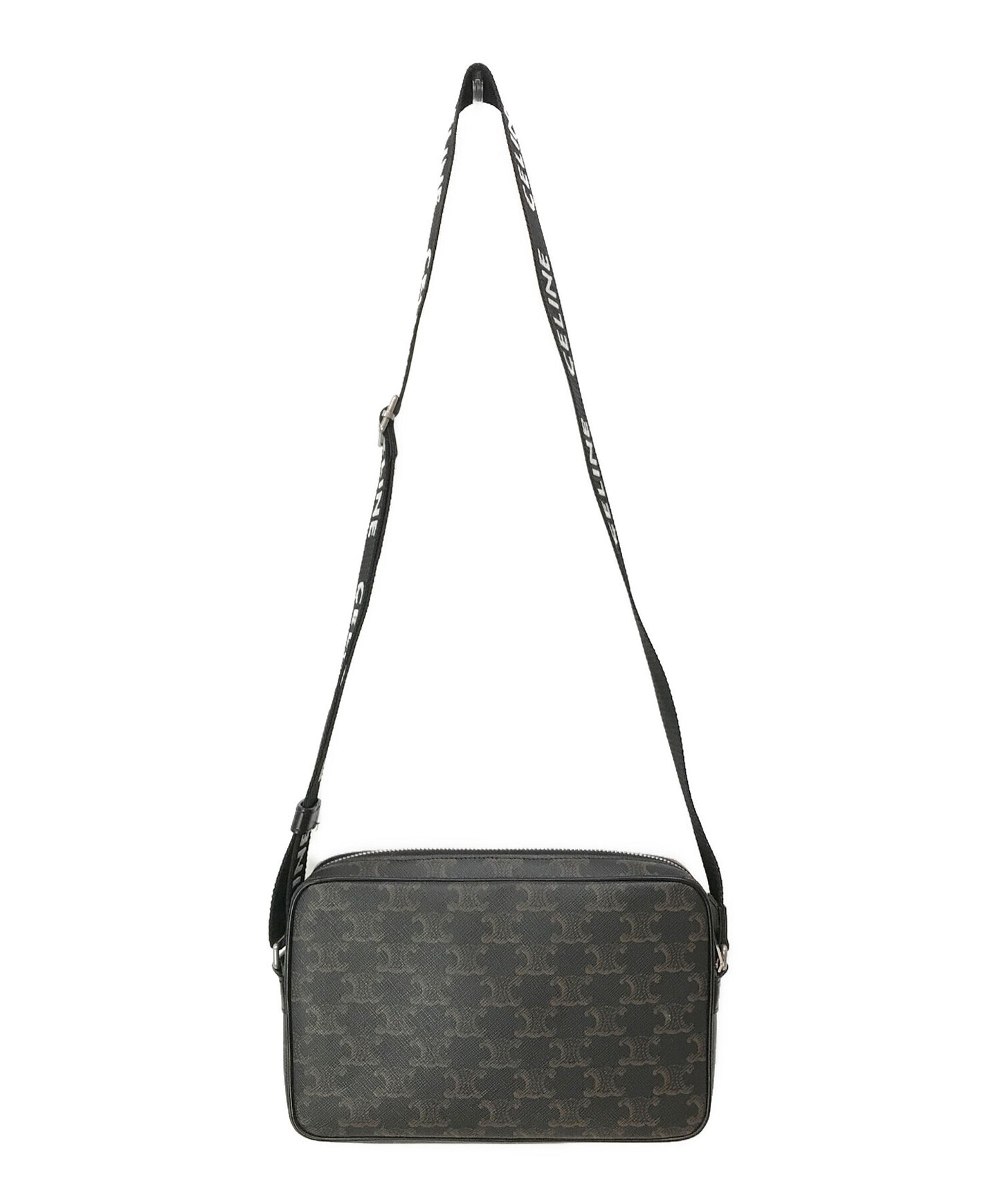 [Pre-owned] CELINE Medium Messenger Bag / Trionf Canvas 197202DND