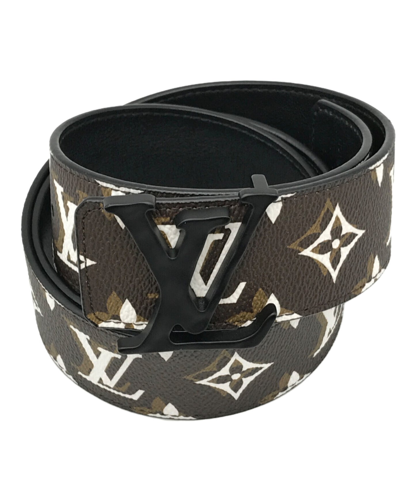 [Pre-owned] LOUIS VUITTON Santur LV shape belt MP241