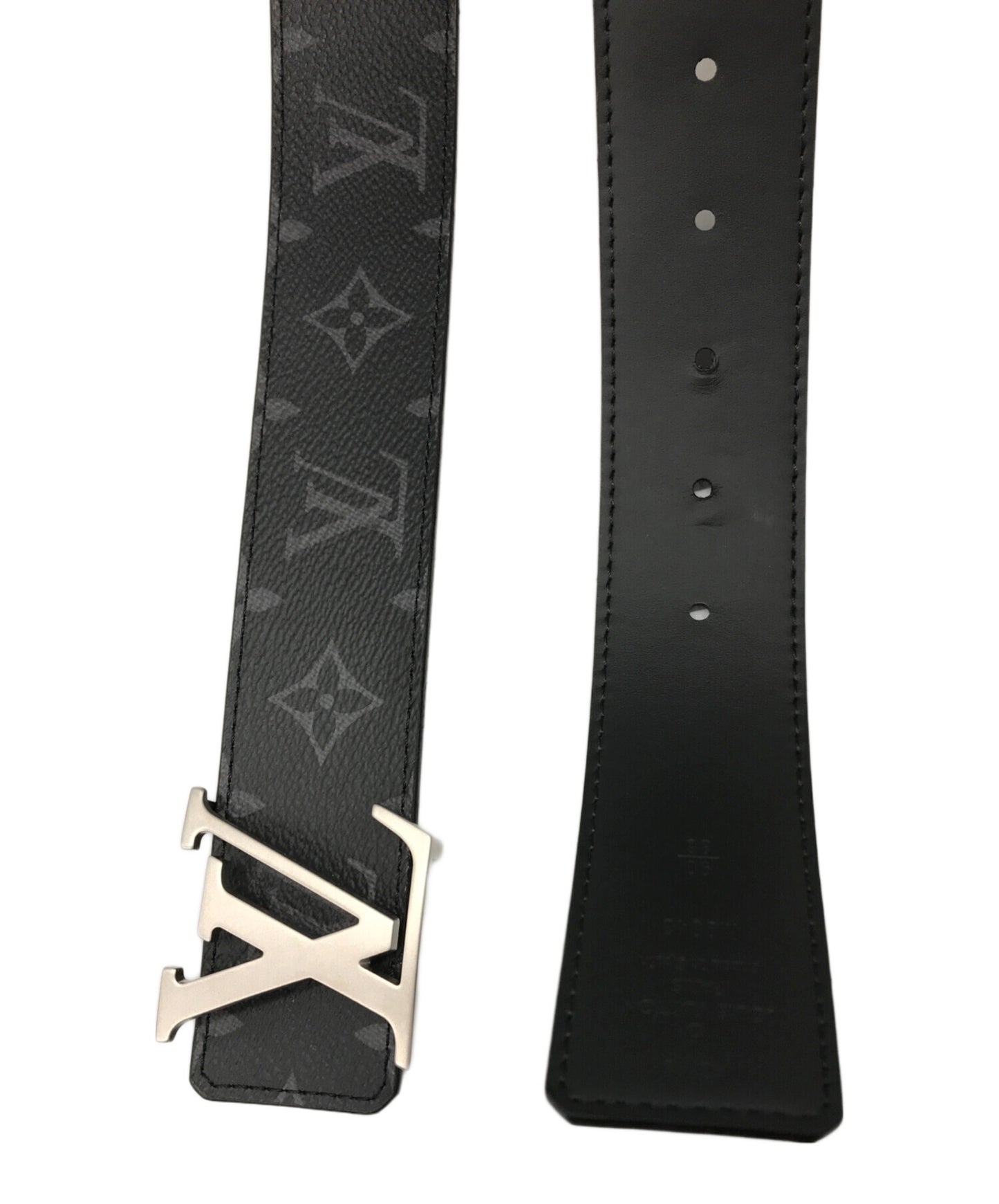 [Pre-owned] LOUIS VUITTON Santure LV initials reversible belt M9043