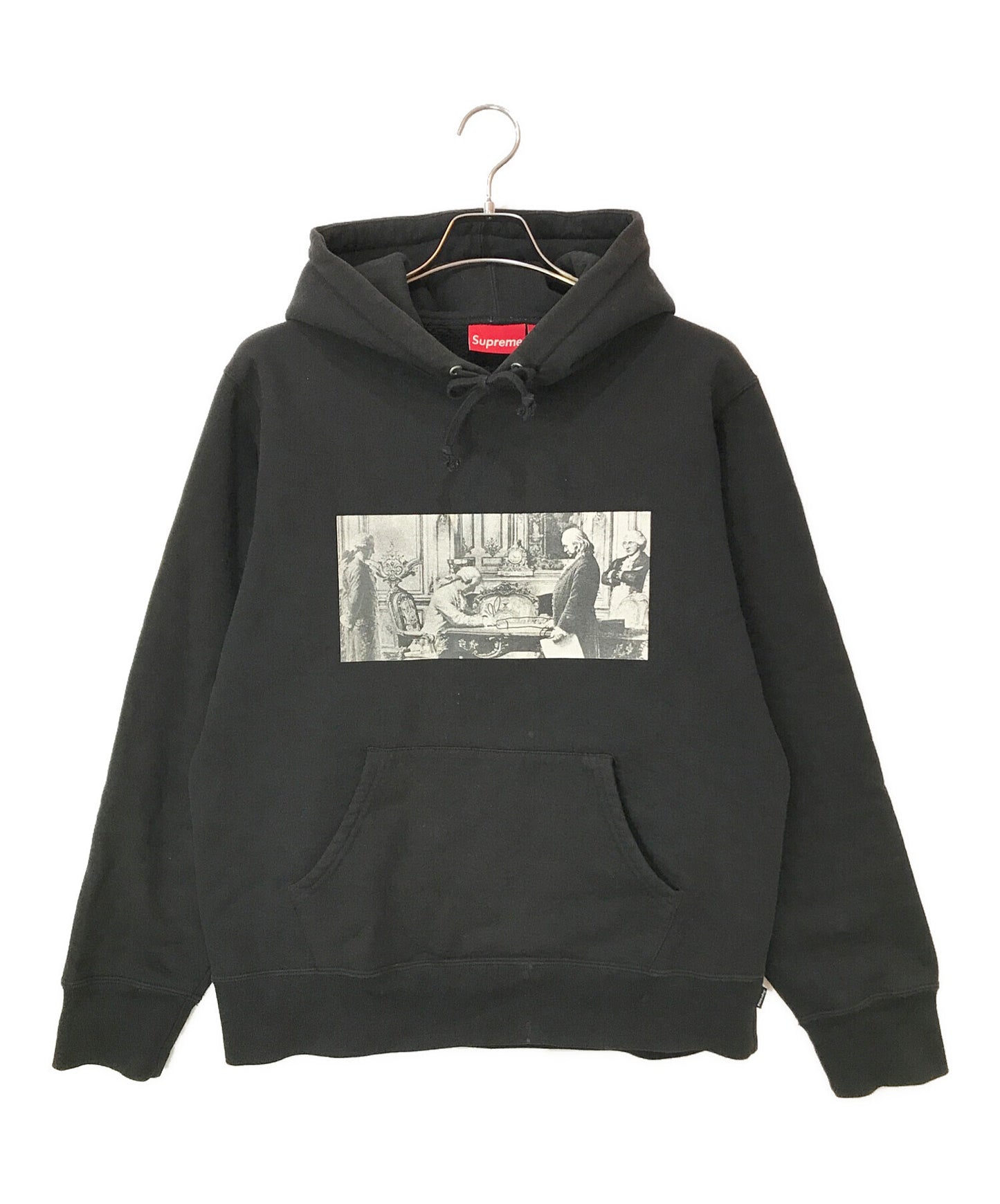 [Pre-owned] SUPREME 18FW Franklin Signing Hoodie