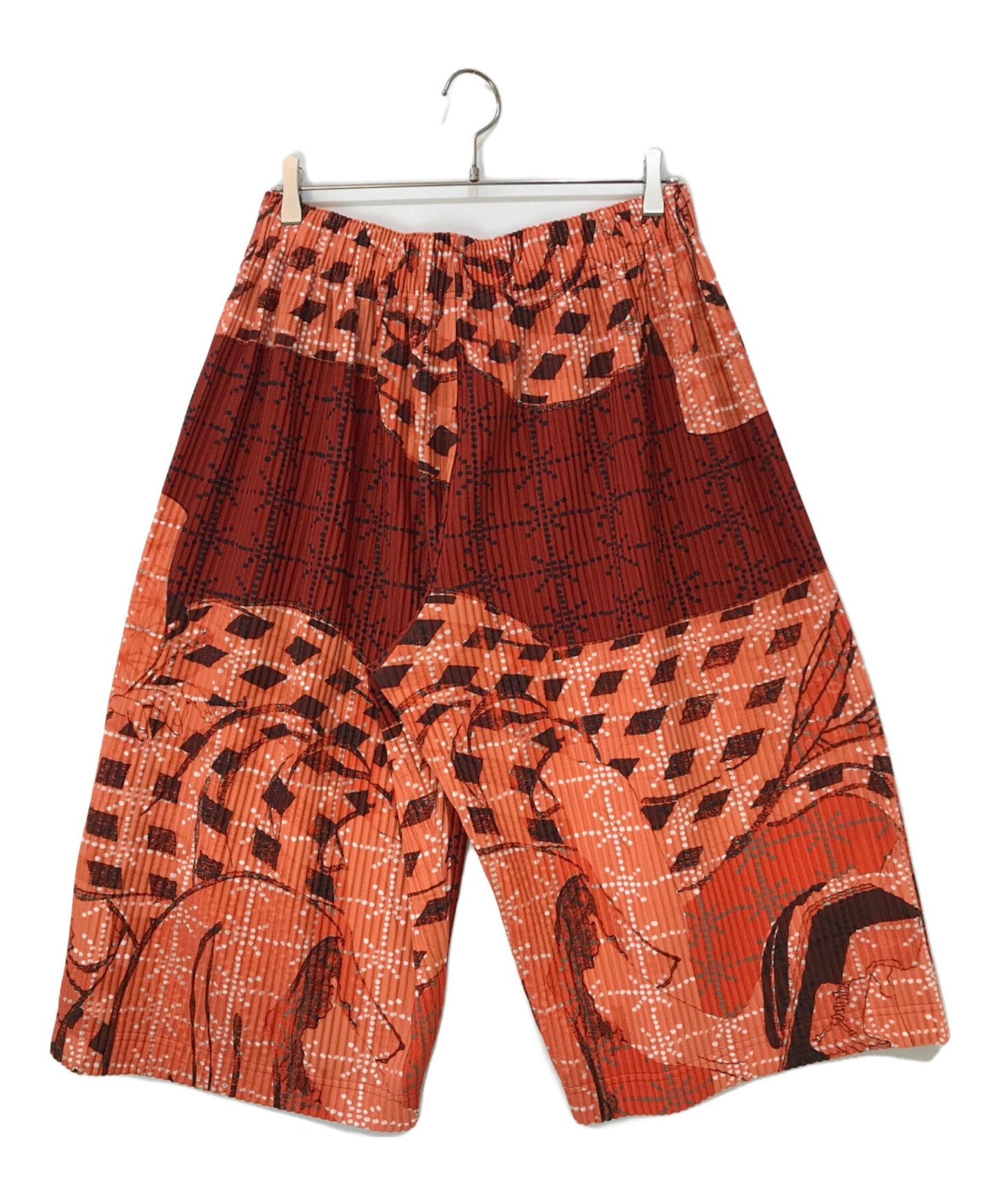 [Pre-owned] HOMME PLISSE ISSEY MIYAKE Shunga transfer pleated pants HP71JF179