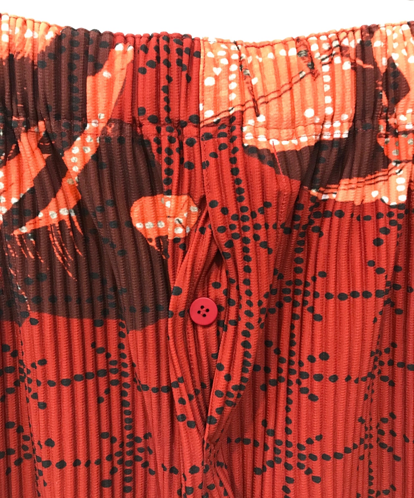 [Pre-owned] HOMME PLISSE ISSEY MIYAKE Shunga transfer pleated pants HP71JF179