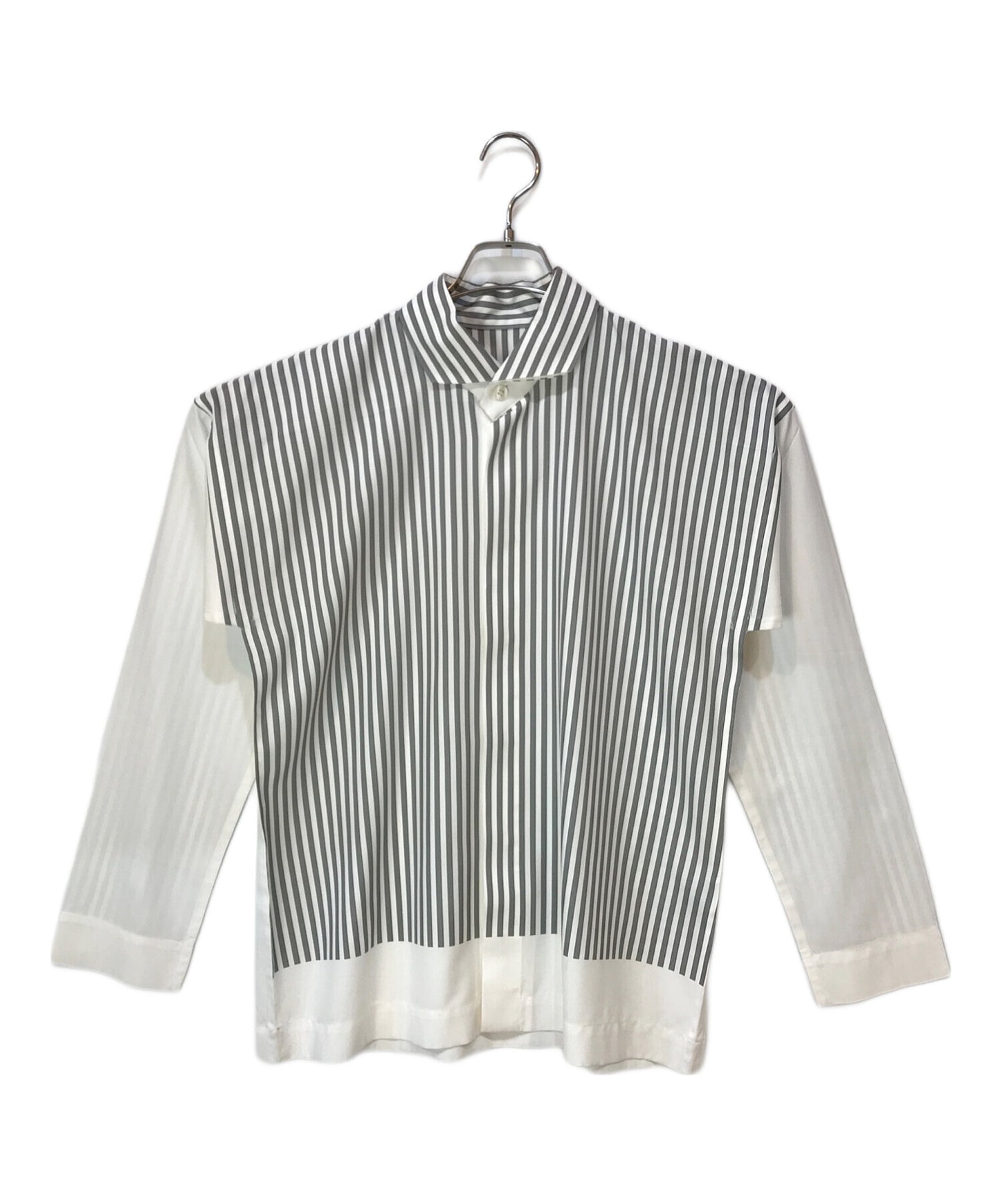 [Pre-owned] HOMME PLISSE ISSEY MIYAKE Switching Stripe Shirt HP53FJ009