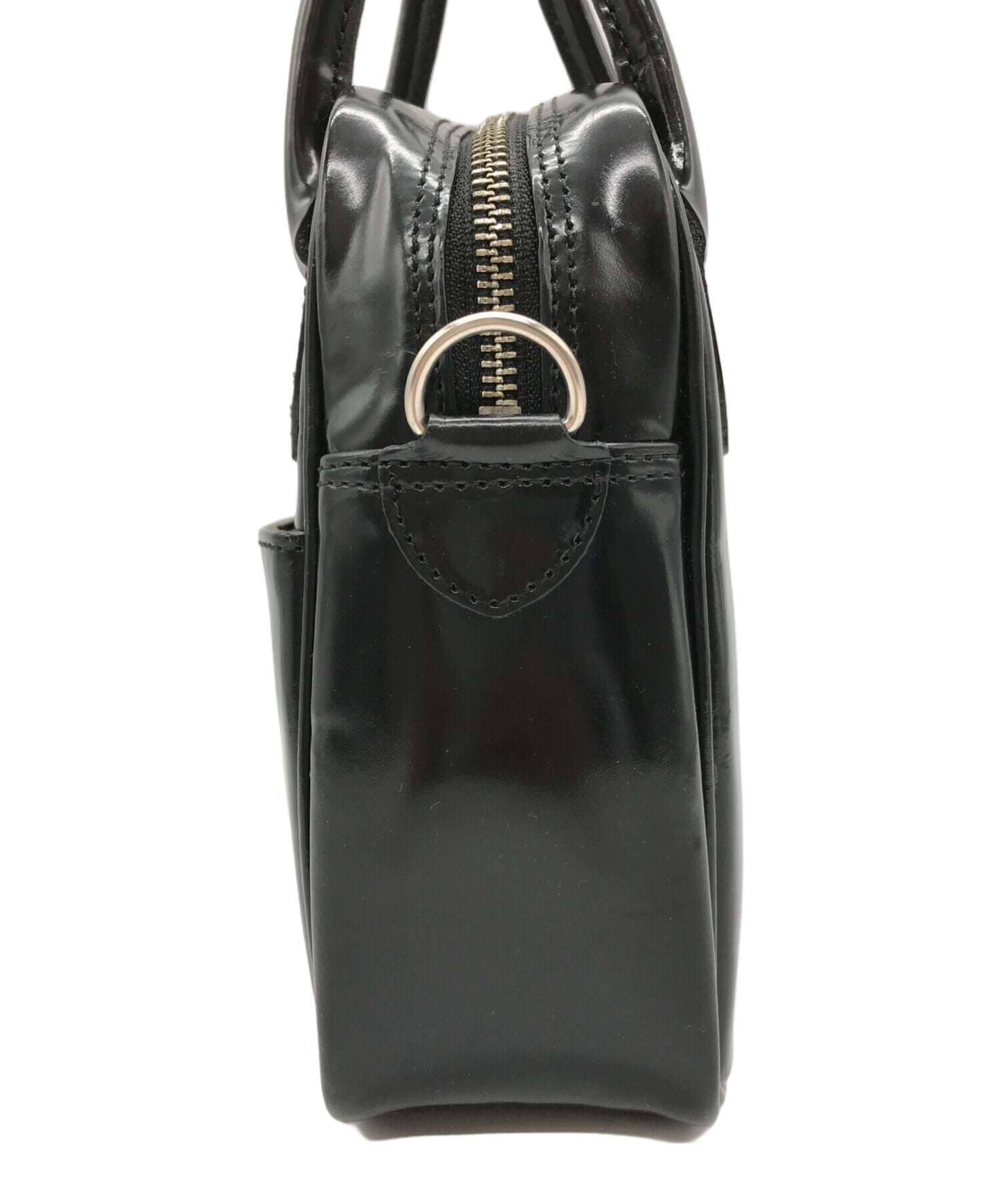 [Pre-owned] COMME des GARCONS Patent leather 2-way mini handbag KZ-K 262