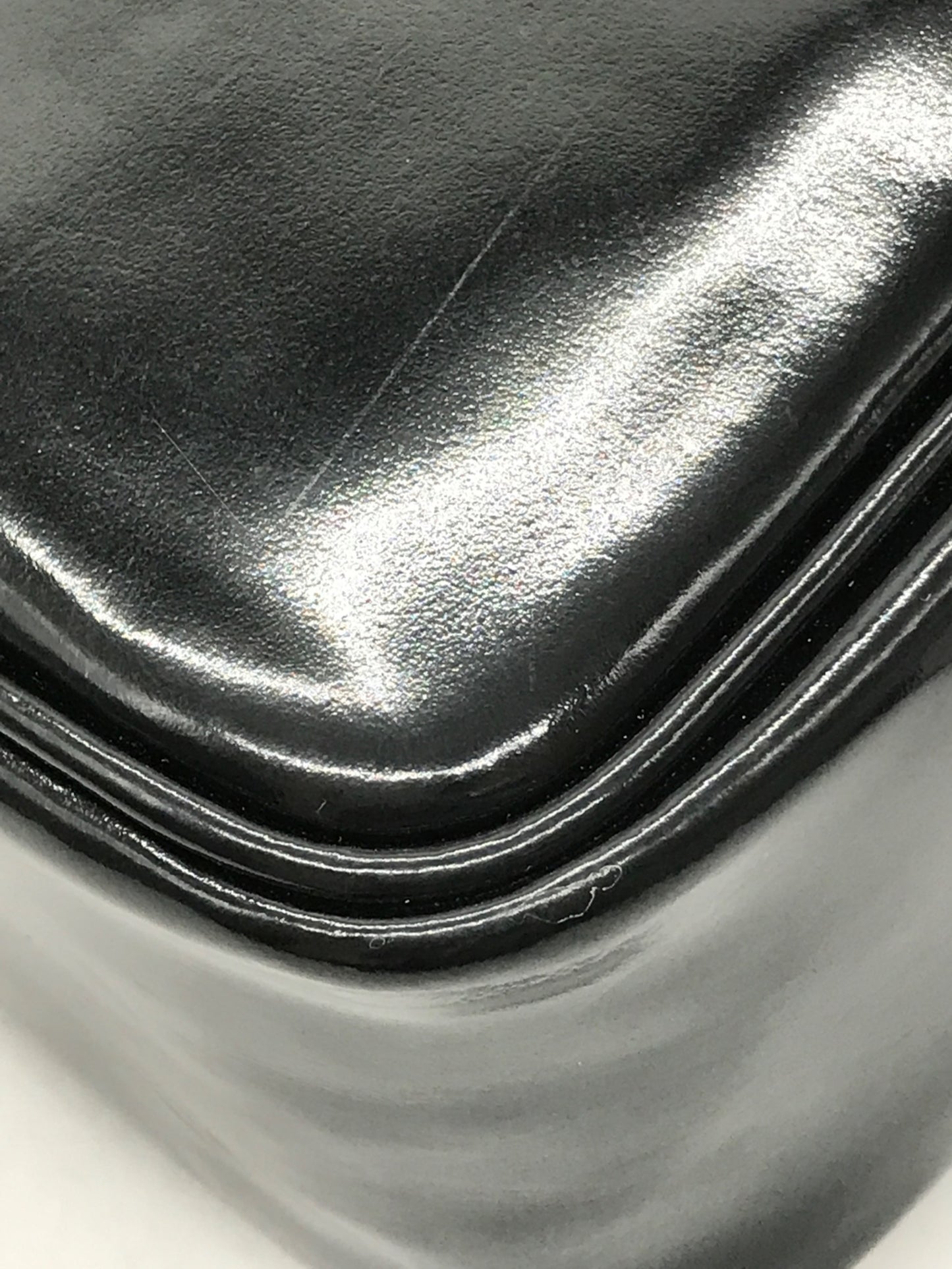 [Pre-owned] COMME des GARCONS Patent leather 2-way mini handbag KZ-K 262