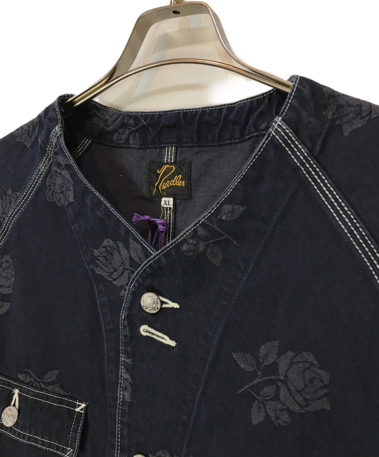 [Pre-owned] Needles 24AW Short Coverall 10oz Denim Jacket PU200