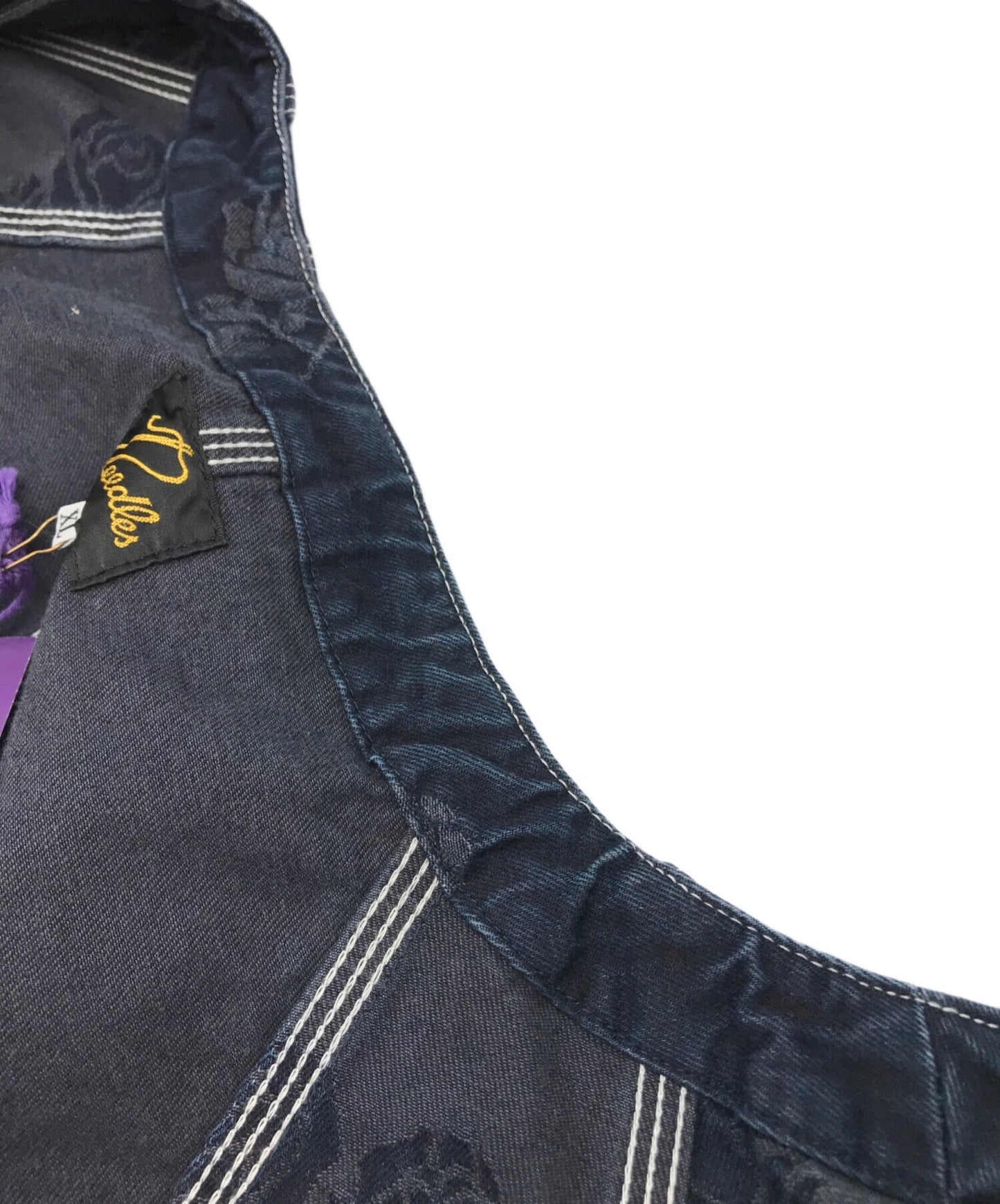 [Pre-owned] Needles 24AW Short Coverall 10oz Denim Jacket PU200