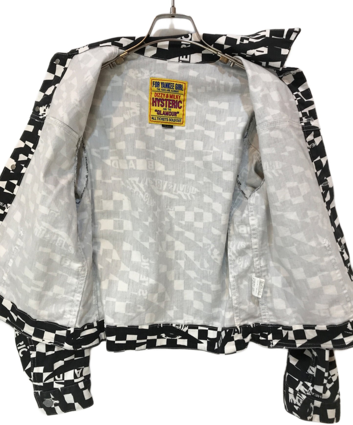[Pre-owned] Hysteric Glamour STEREOLAB MIX pattern compact jacket 01223AB09