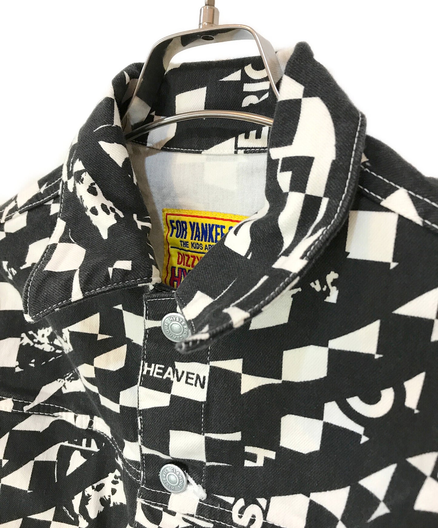 [Pre-owned] Hysteric Glamour STEREOLAB MIX pattern compact jacket 01223AB09