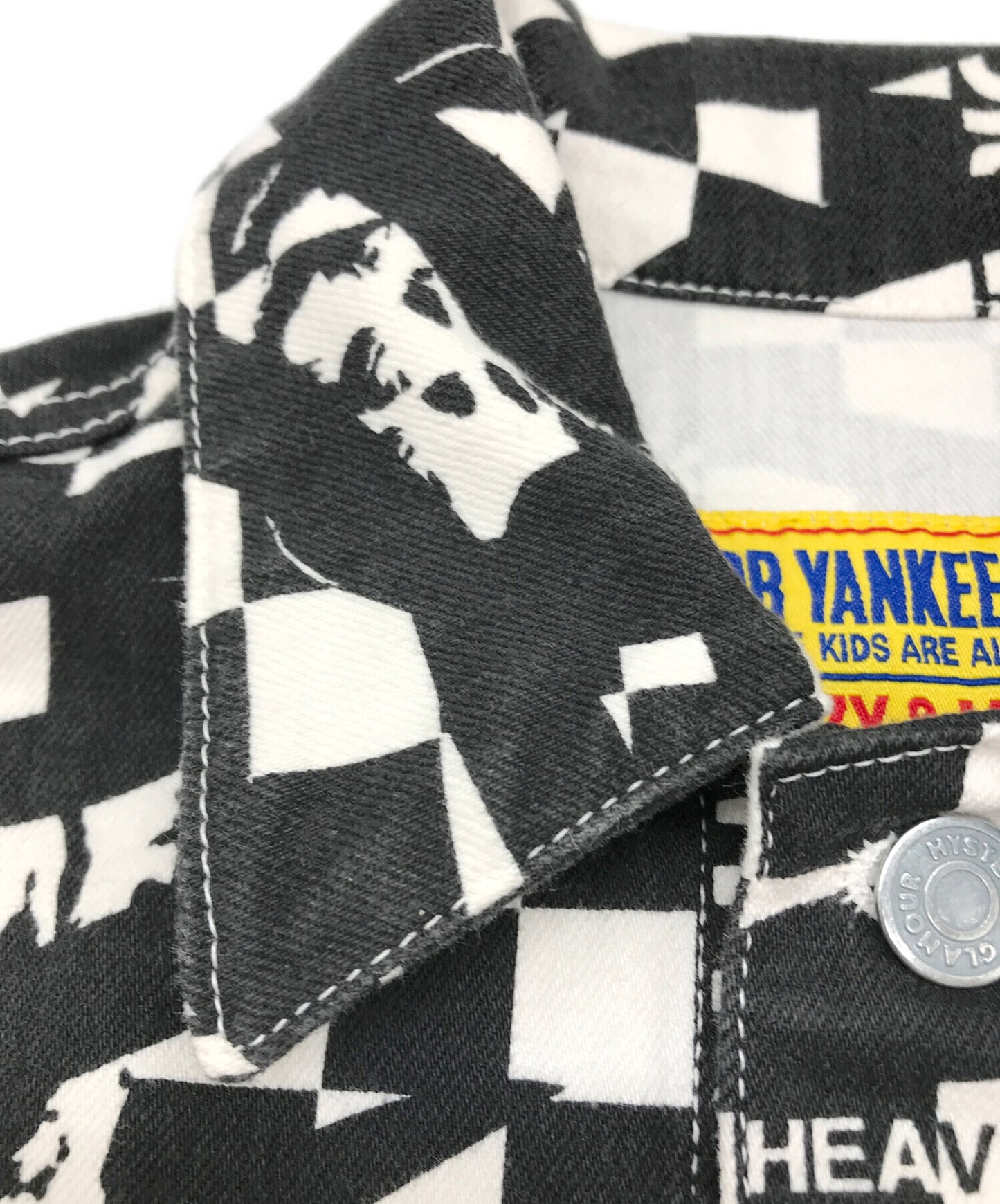 [Pre-owned] Hysteric Glamour STEREOLAB MIX pattern compact jacket 01223AB09