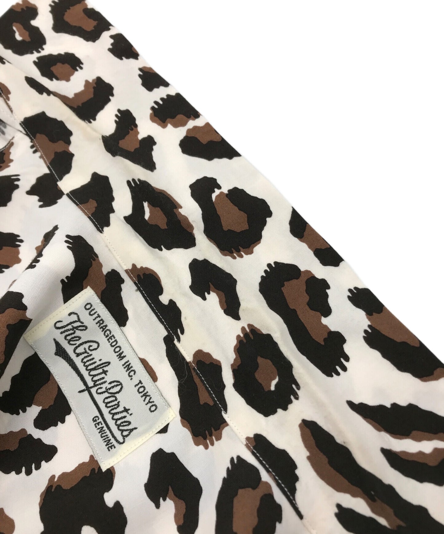 [Pre-owned] WACKO MARIA LEOPARD HAWAIIAN SHIRT S/S