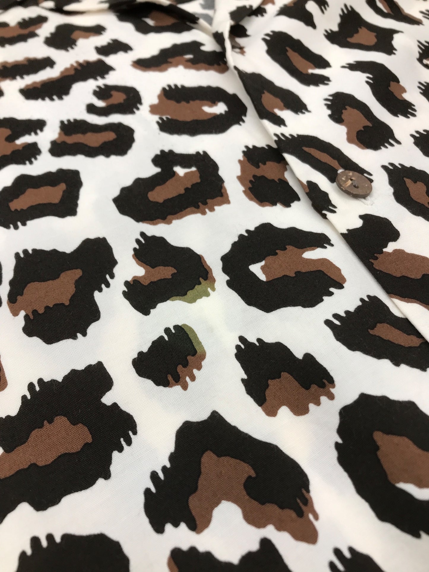 [Pre-owned] WACKO MARIA LEOPARD HAWAIIAN SHIRT S/S